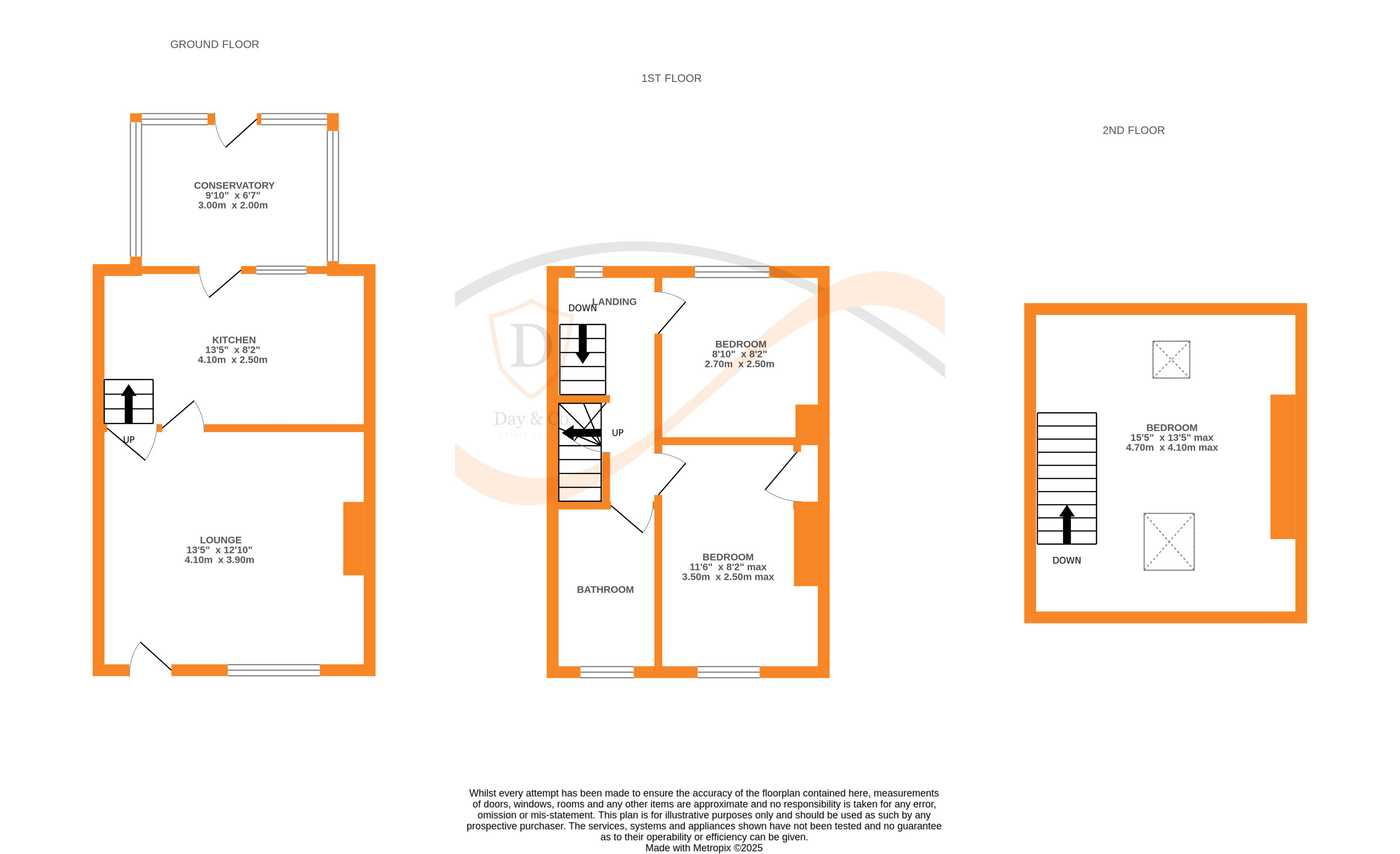 Floorplans For Rawling Street, Keighley, West Yorkshire