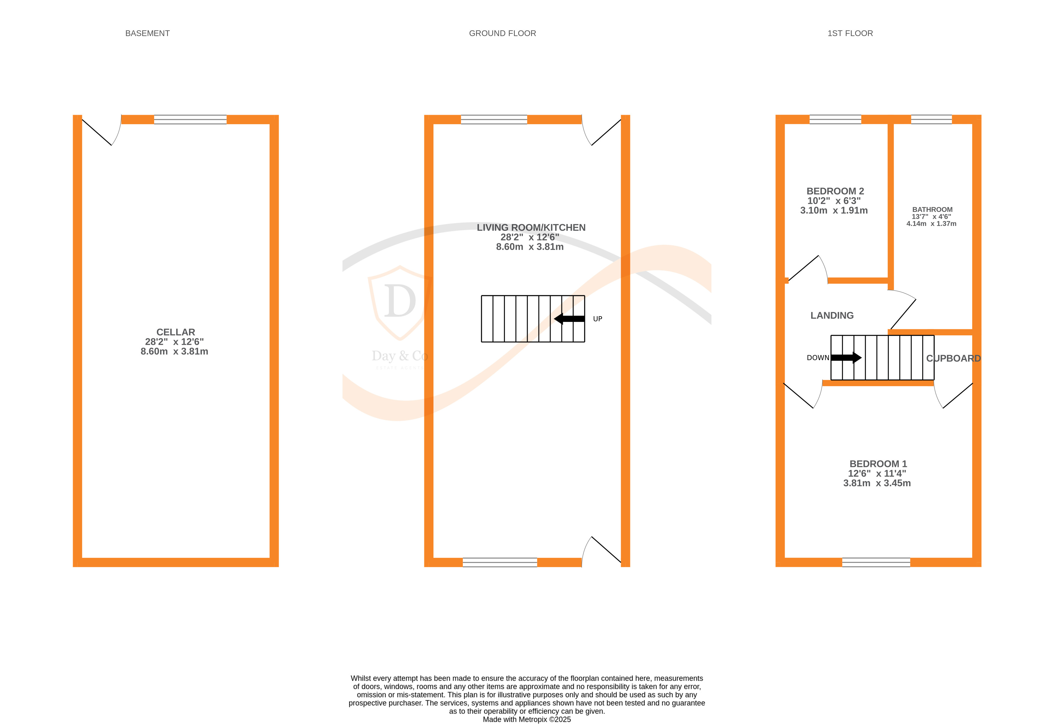 Floorplans For Poplar Terrace, Keighley, West Yorkshire
