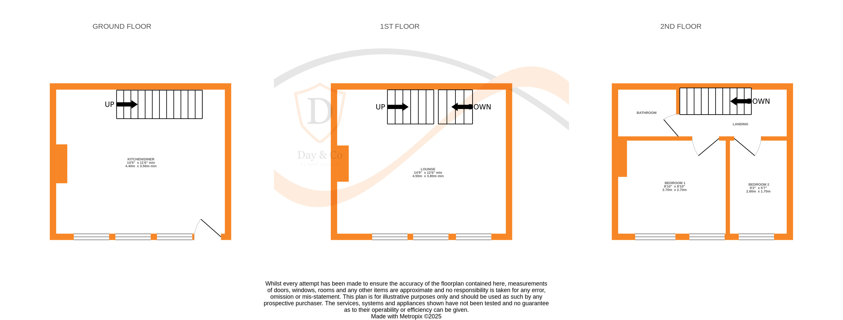 Floorplans For Oakworth, Keighley, West Yorkshire