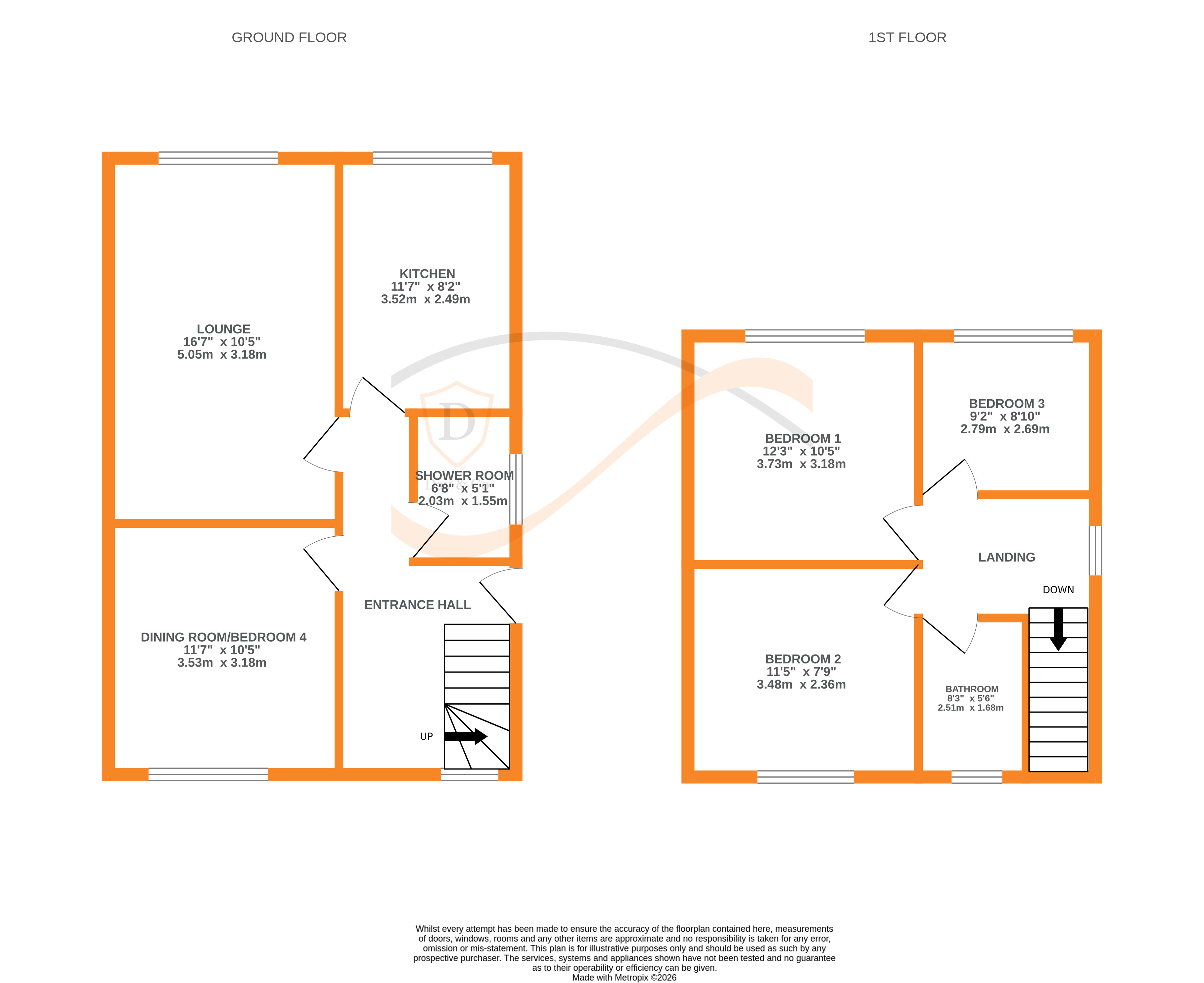 Floorplans For Wheathead Lane, Keighley, West Yorkshire