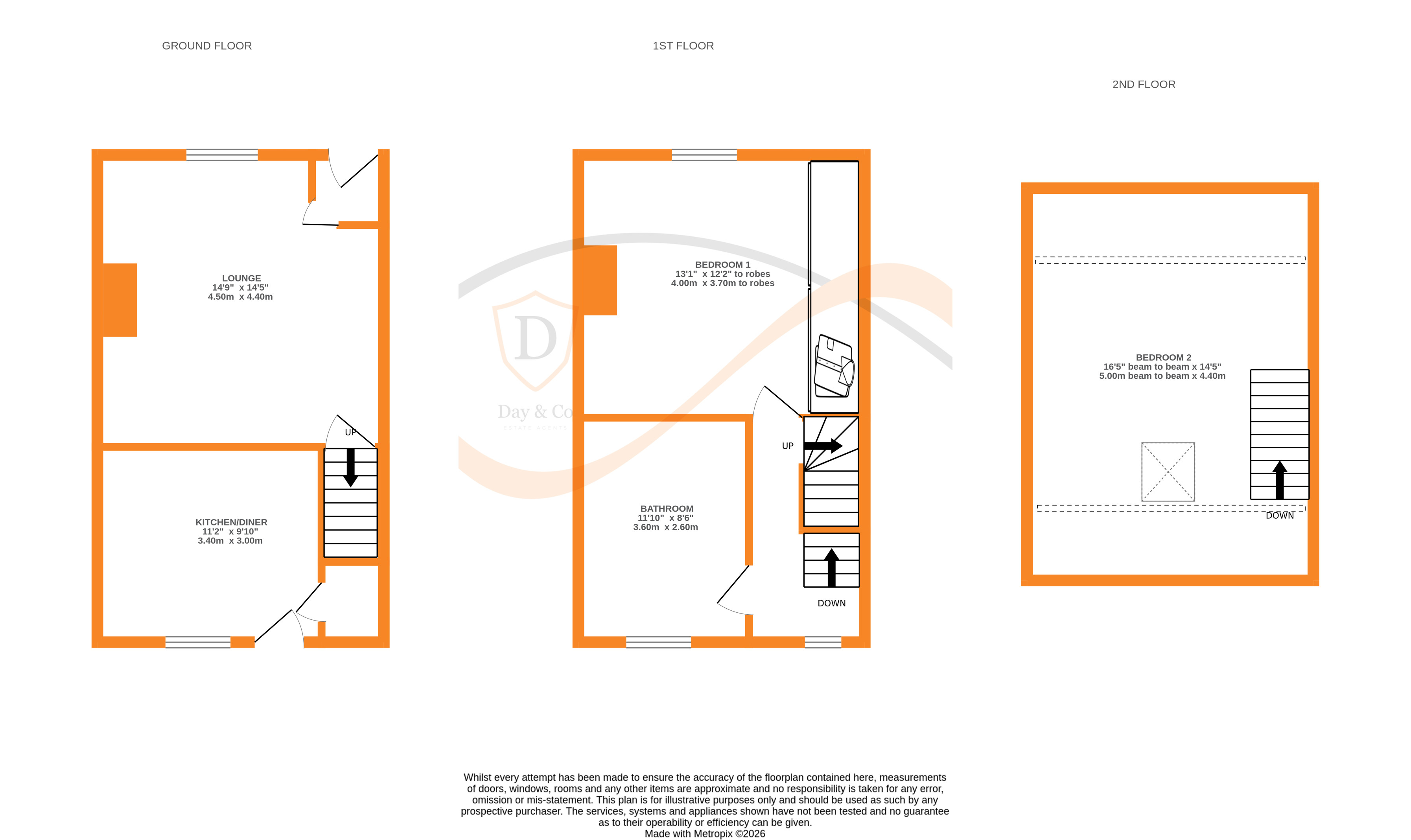 Floorplans For Oakworth, Keighley, West Yorkshire