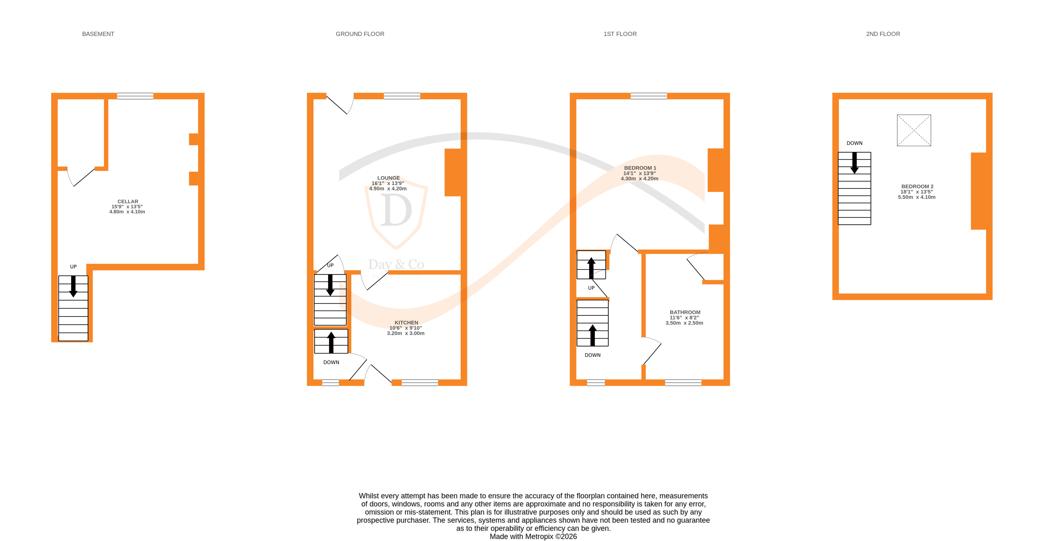 Floorplans For Paget Street, Keighley, West Yorkshire