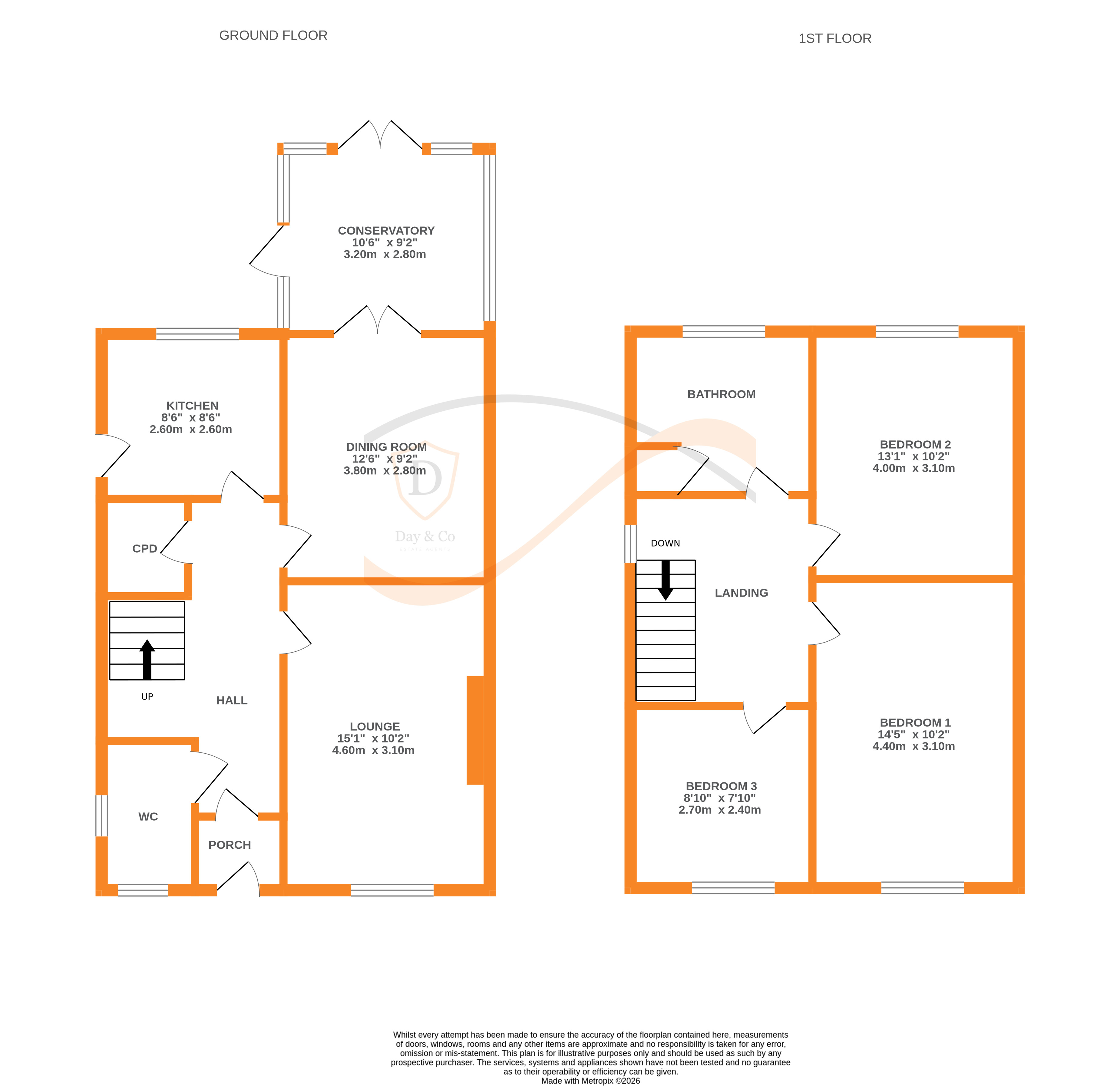 Floorplans For Oakworth, Keighley, West Yorkshire