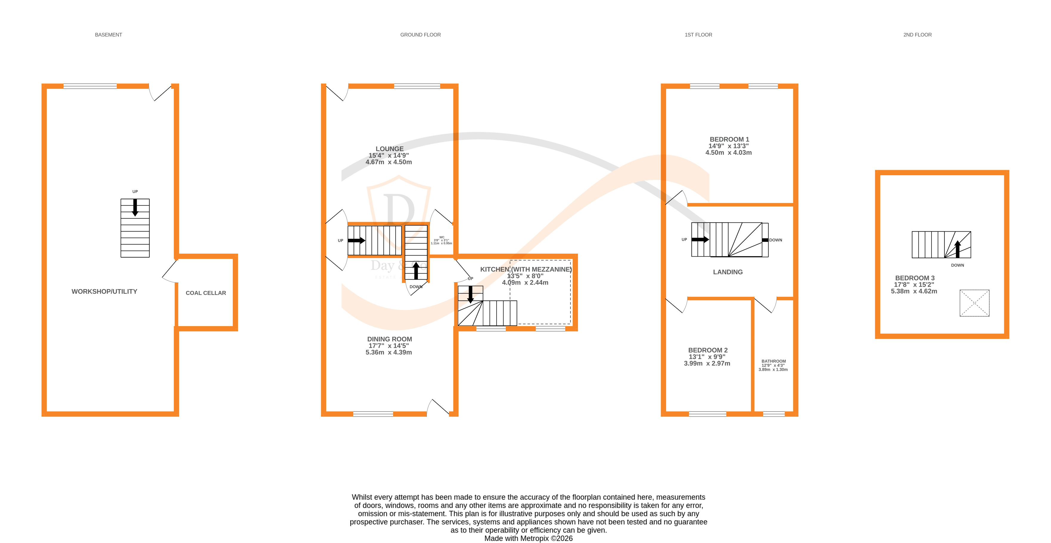 Floorplans For Oakworth, Keighley, West Yorkshire