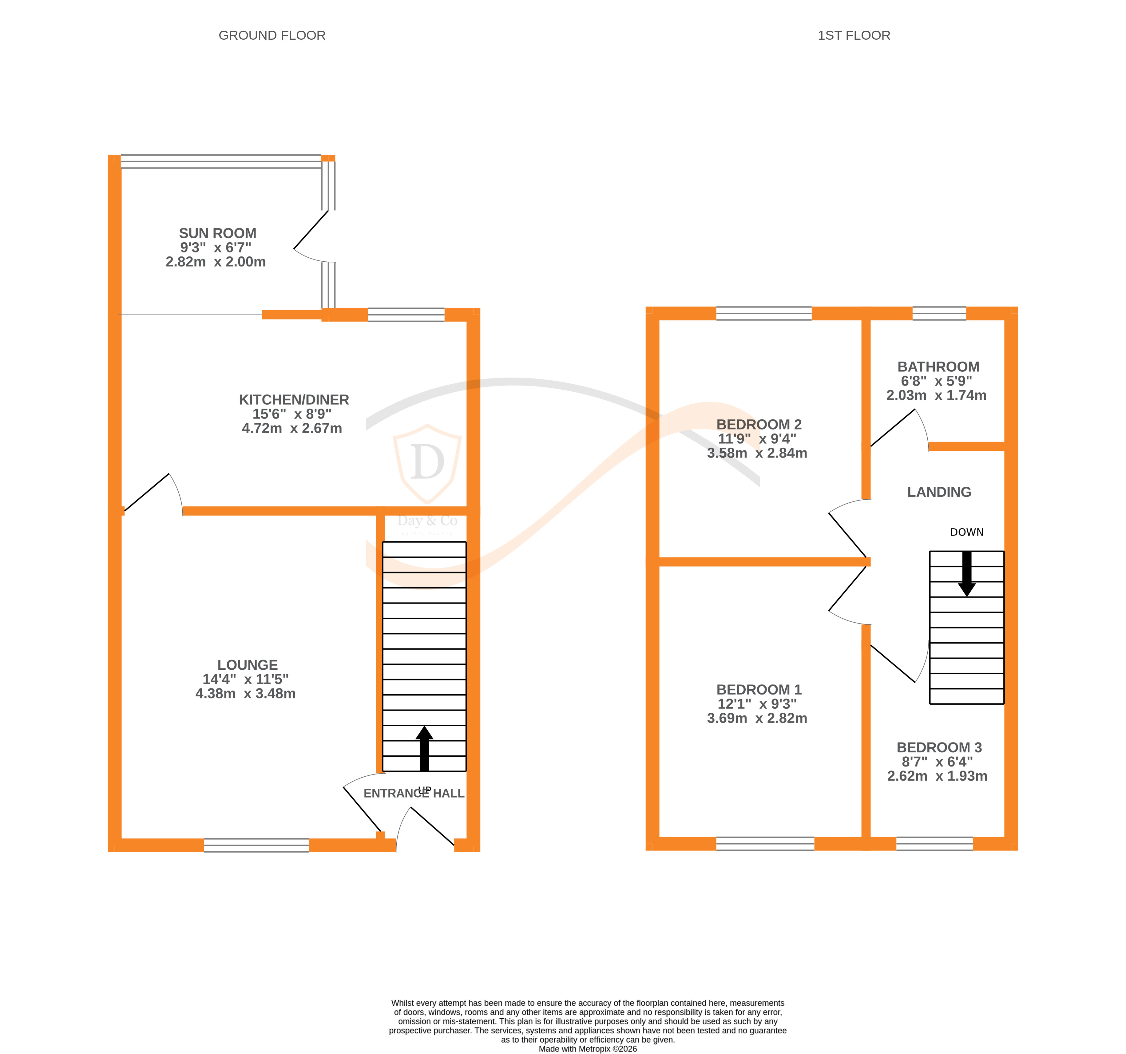 Floorplans For Wheathead Lane, Keighley, West Yorkshire