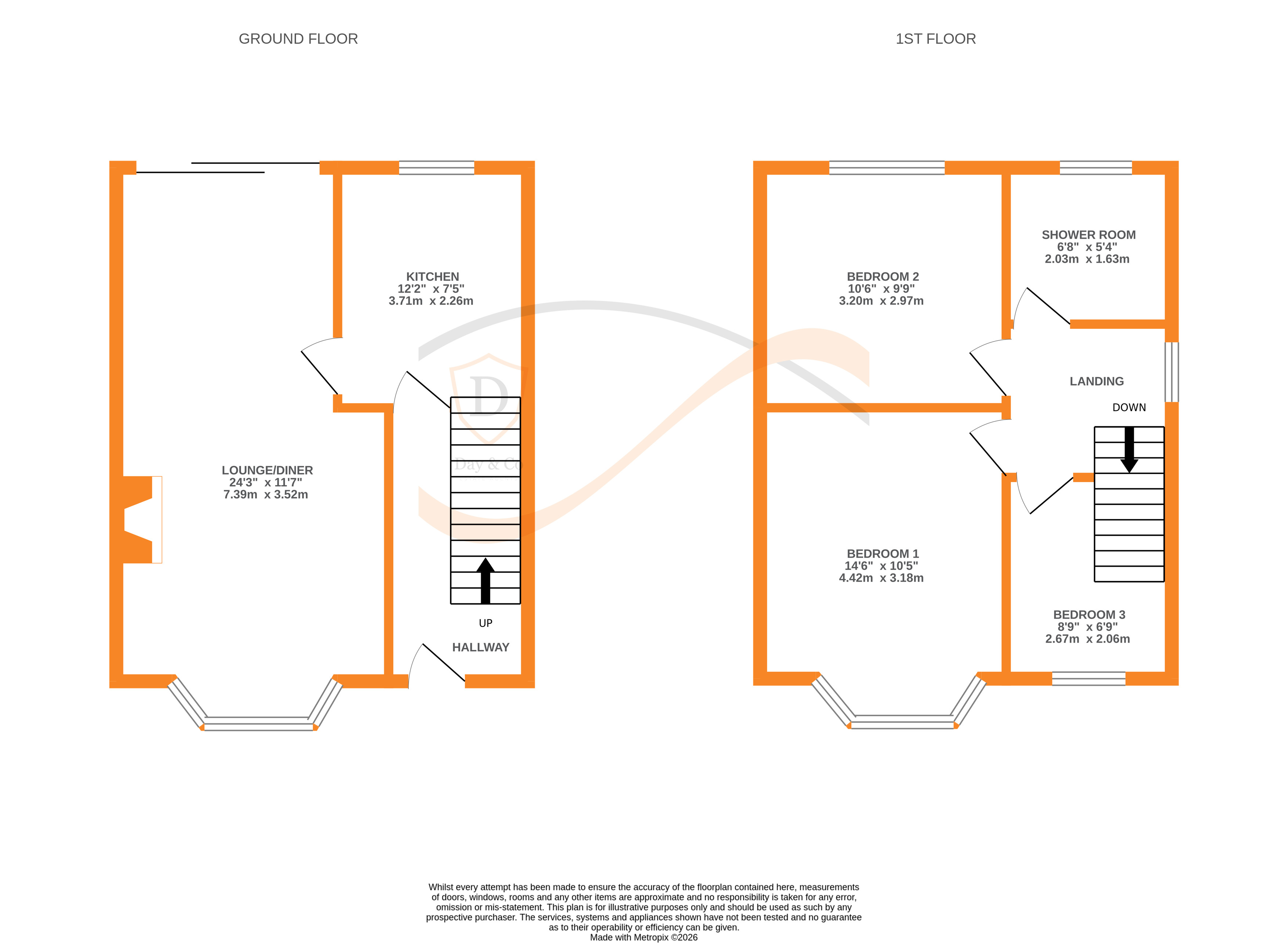 Floorplans For Oakworth, Keighley, West Yorkshire