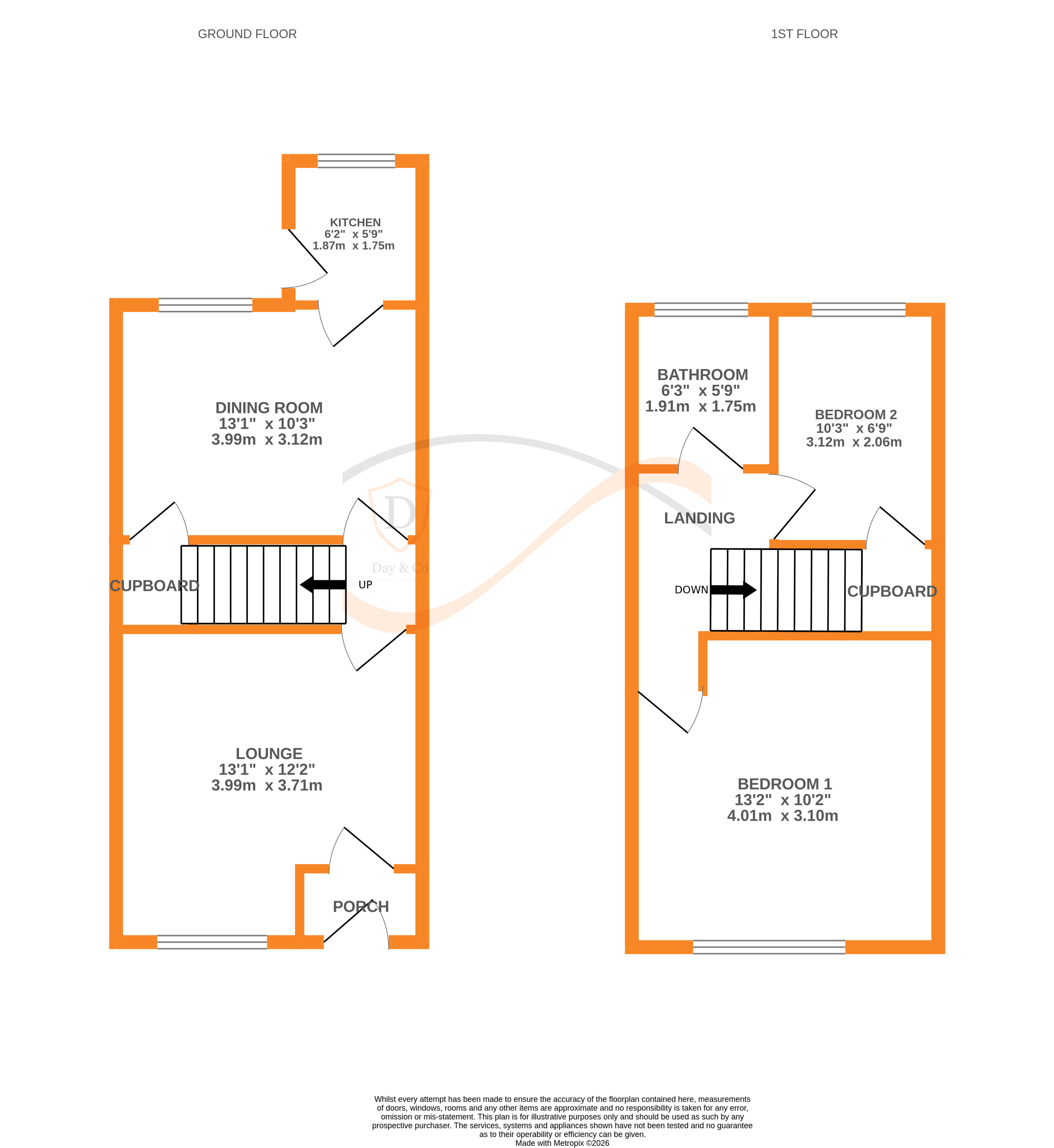 Floorplans For Westburn Avenue, Keighley, West Yorkshire