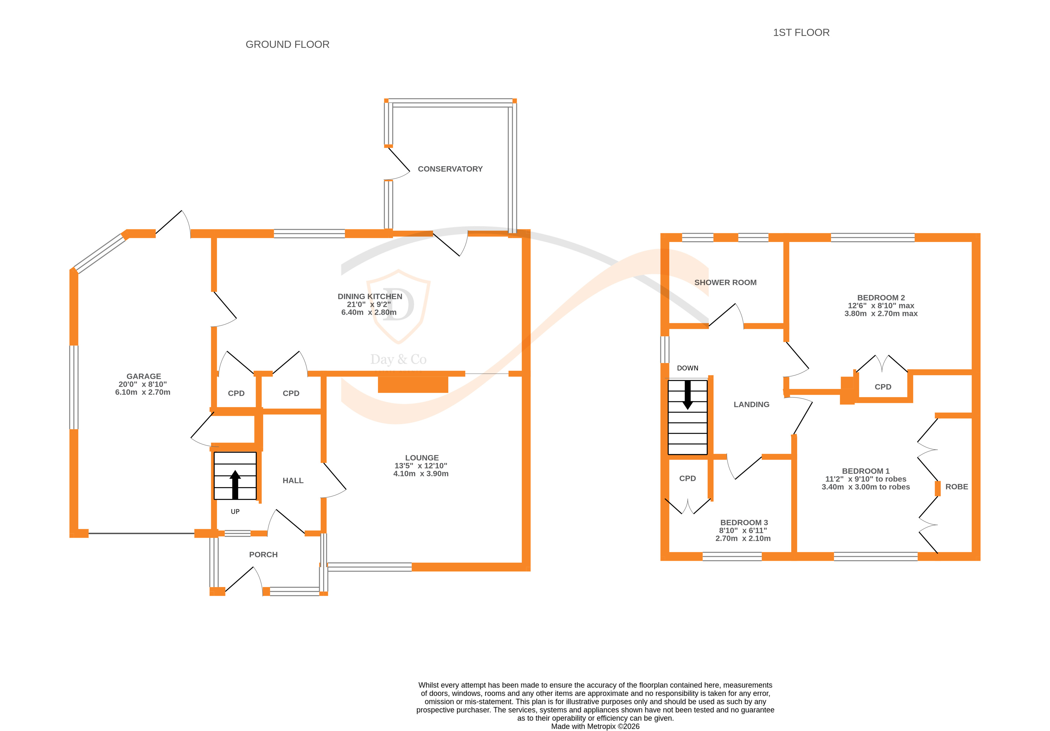 Floorplans For Staveley Road, Keighley, West Yorkshire