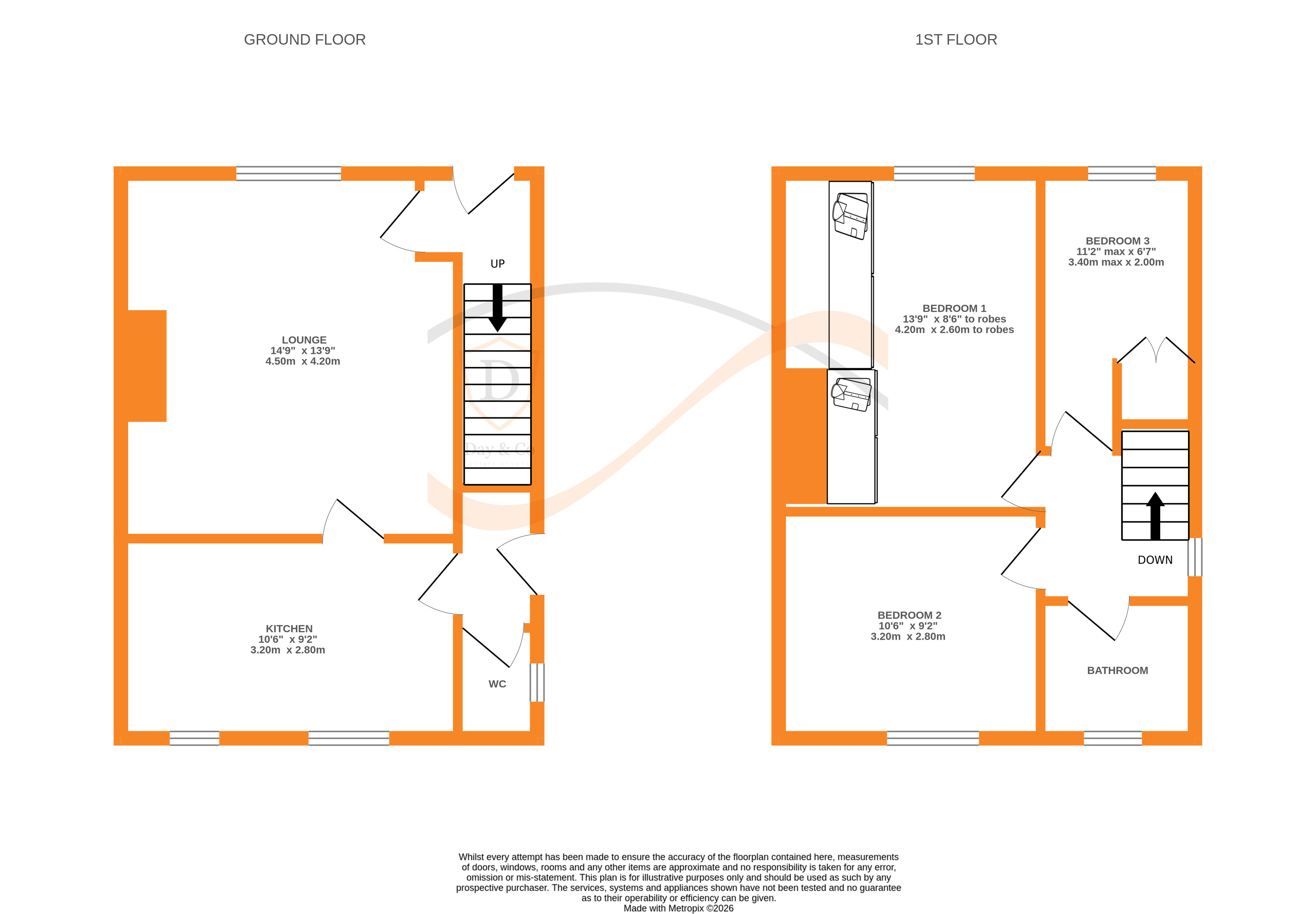 Floorplans For Broomhill Avenue, Keighley, West Yorkshire
