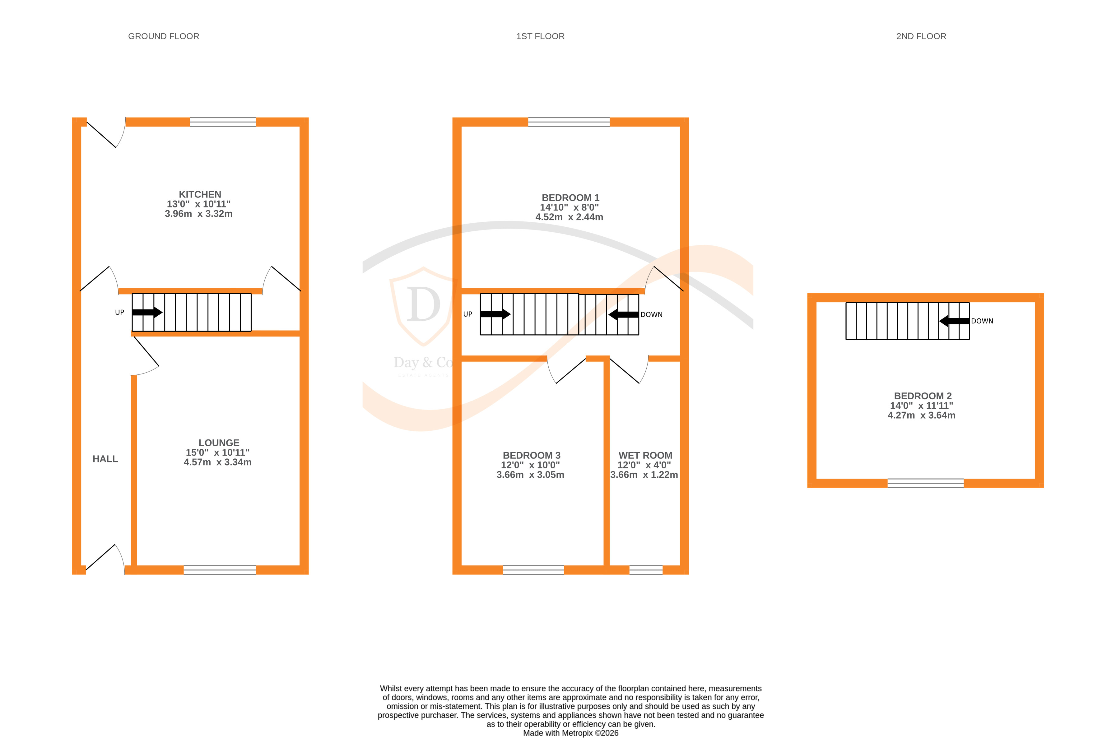 Floorplans For Diamond Street, Keighley, West Yorkshire