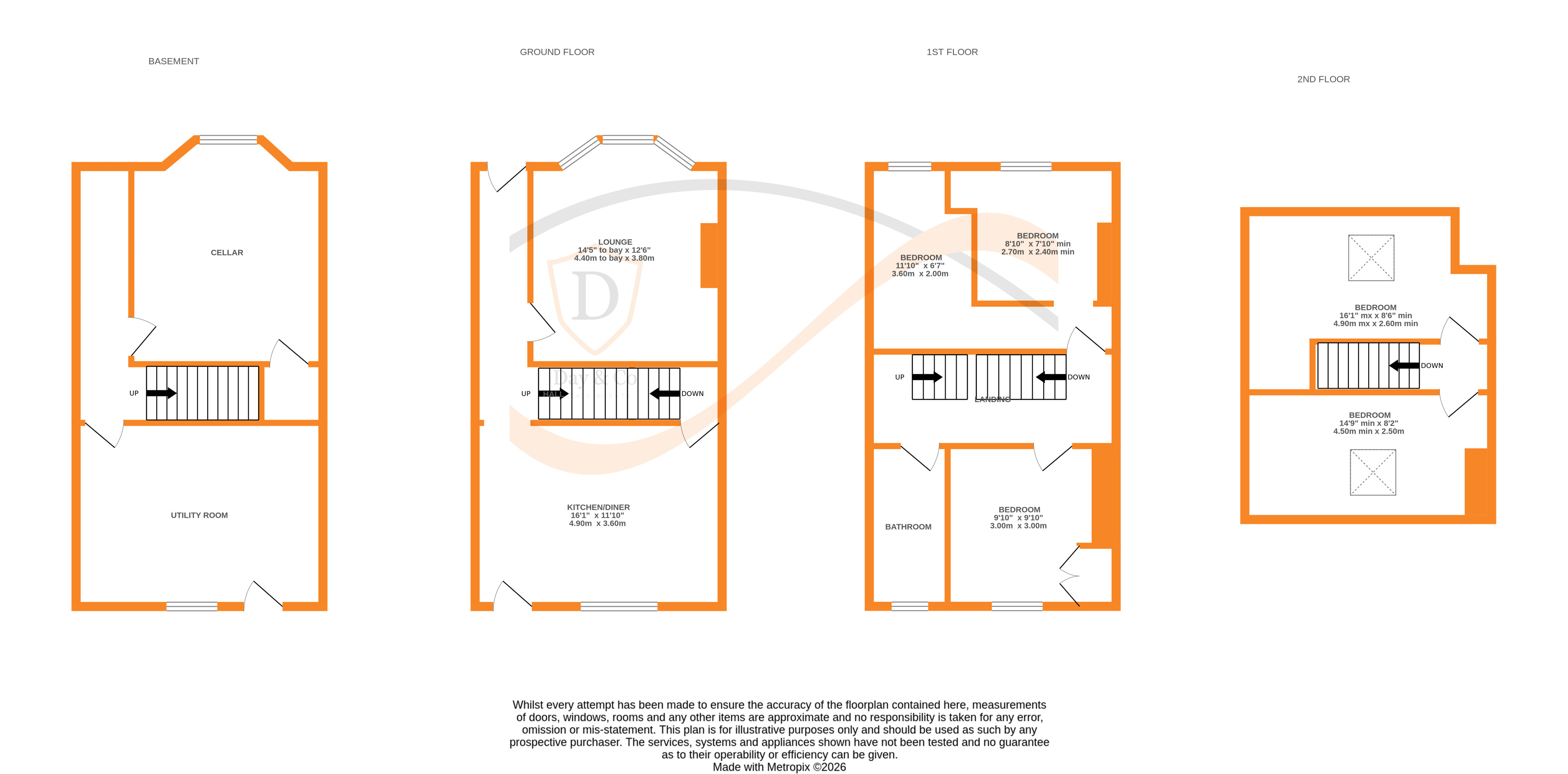 Floorplans For Park Road, Shipley, West Yorkshire