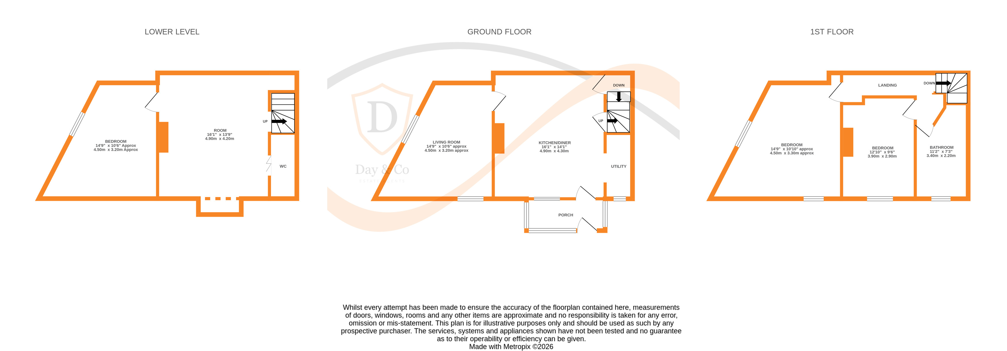 Floorplans For Thwaites Brow, Keighley, West Yorkshire