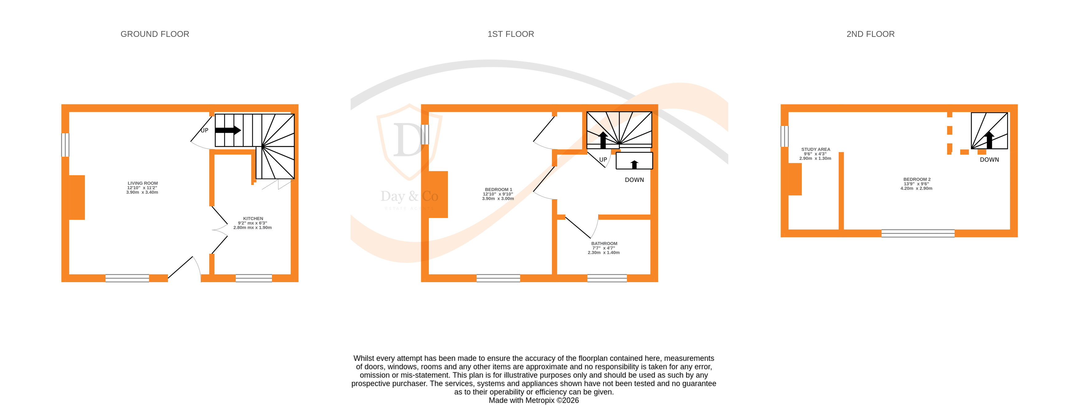 Floorplans For Cross Roads, Keighley, West Yorkshire