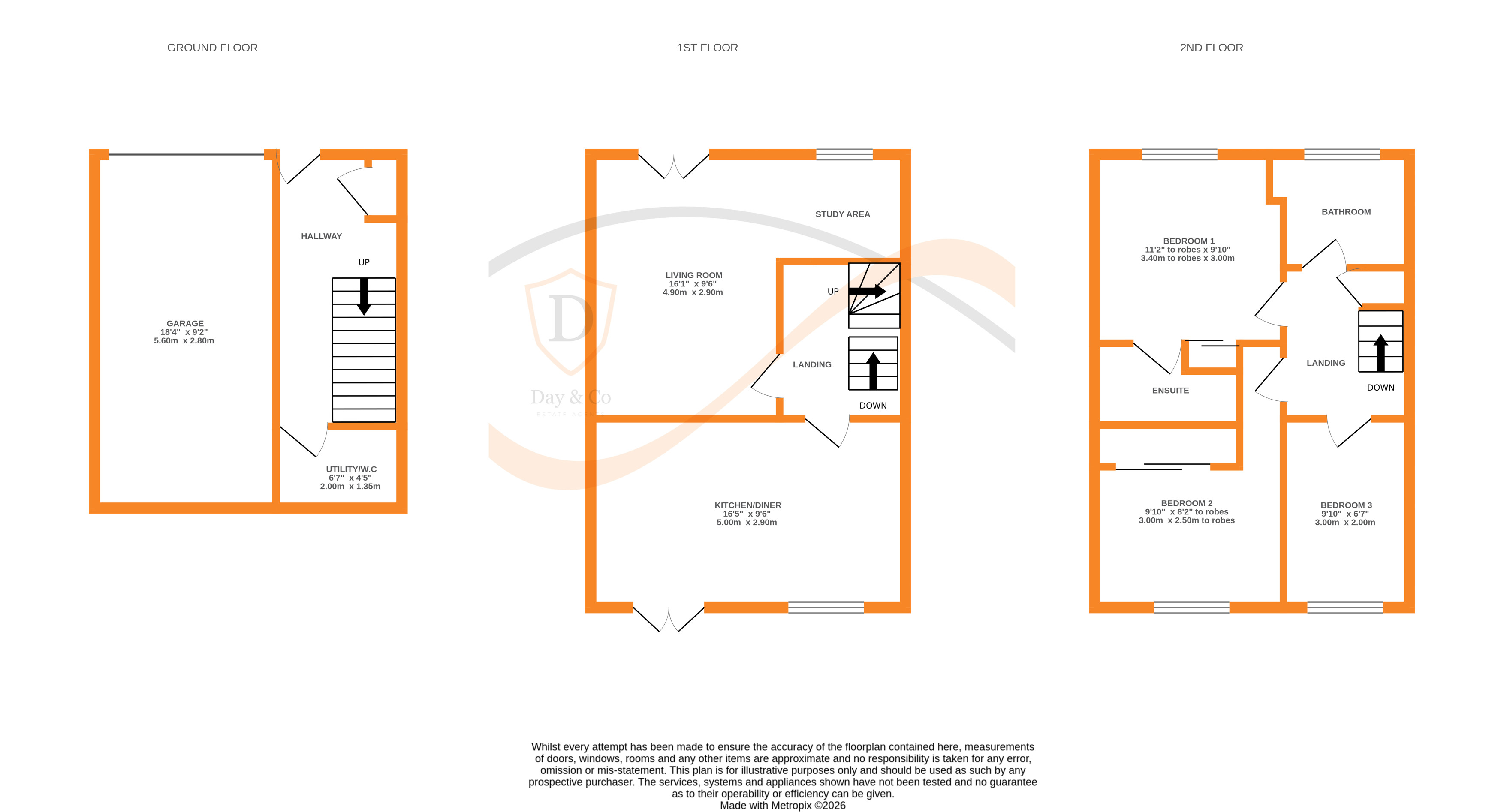 Floorplans For Staincliffe Drive, Keighley, West Yorkshire