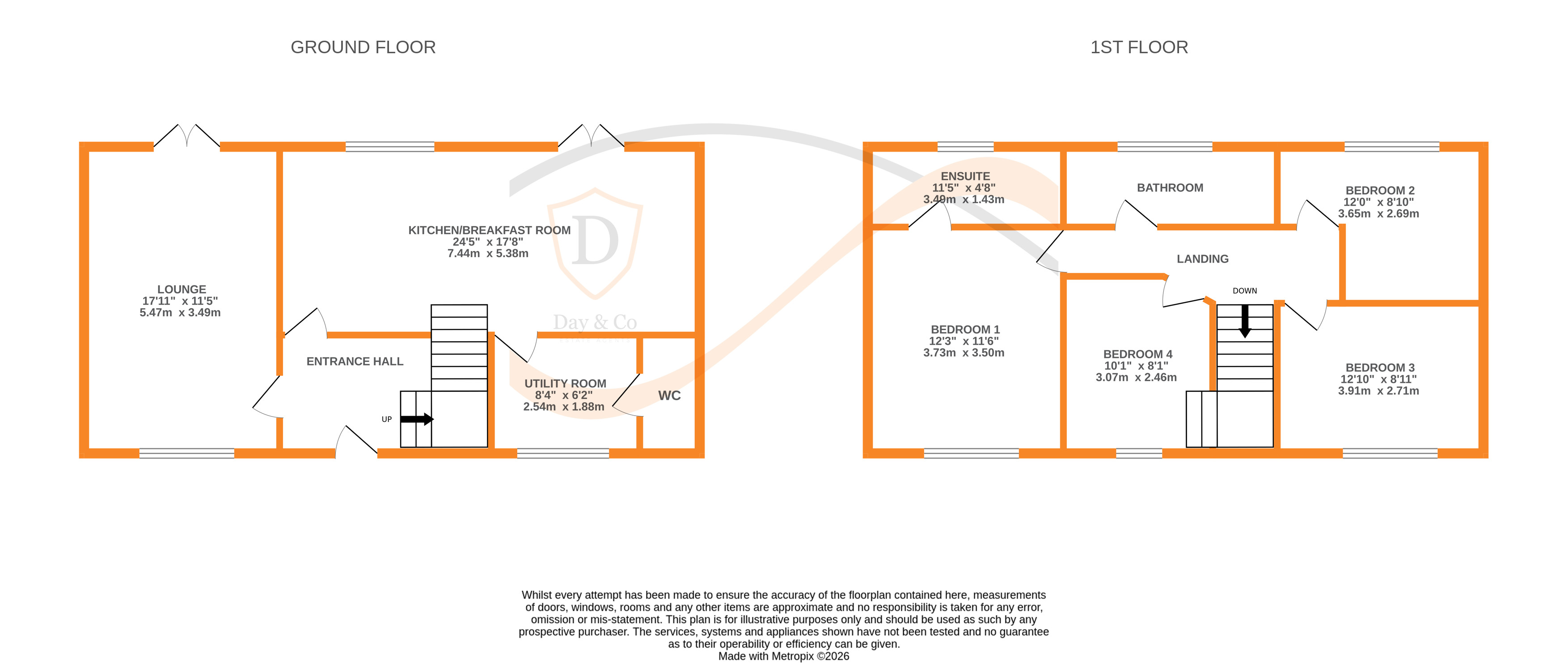 Floorplans For Long Lee Lane, Keighley, West Yorkshire