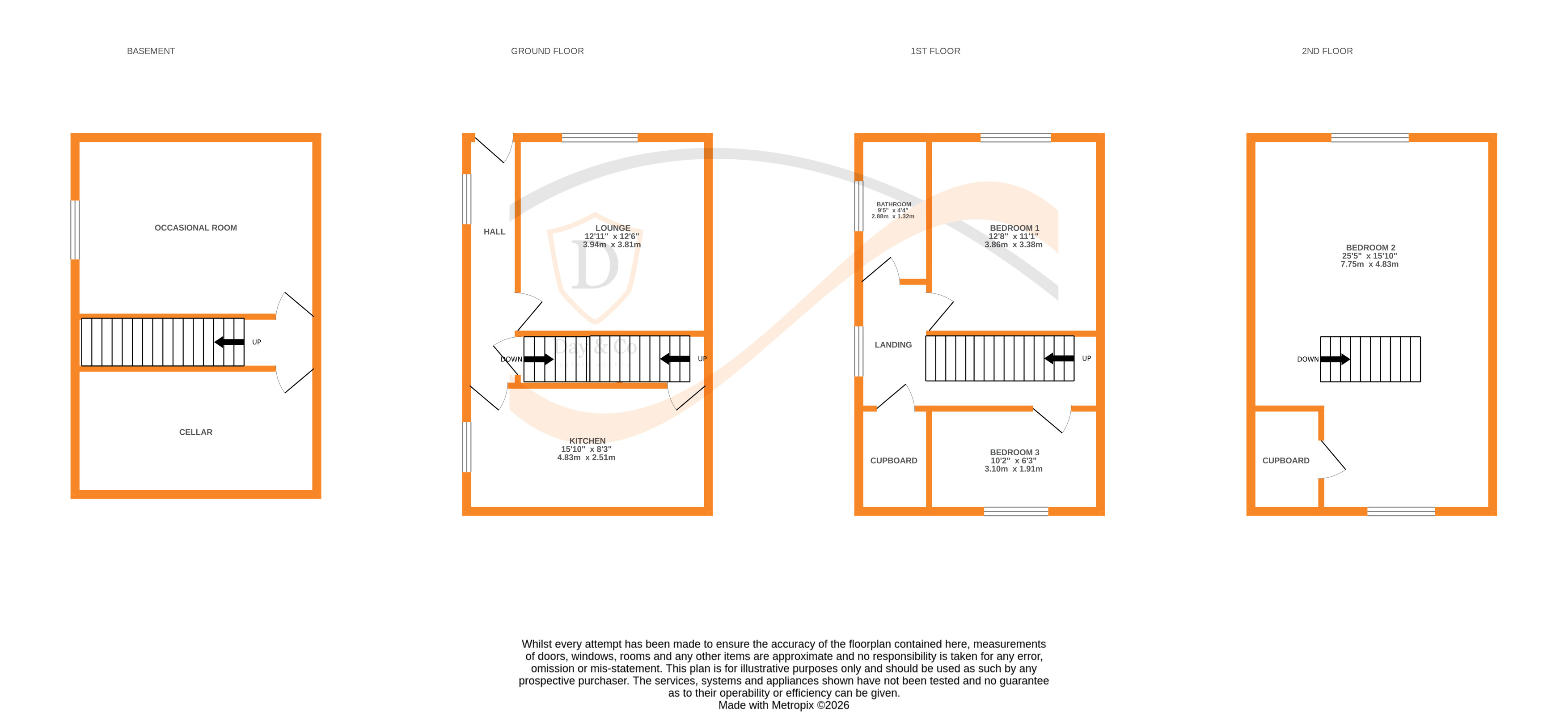 Floorplans For Oxenhope, Keighley, West Yorkshire