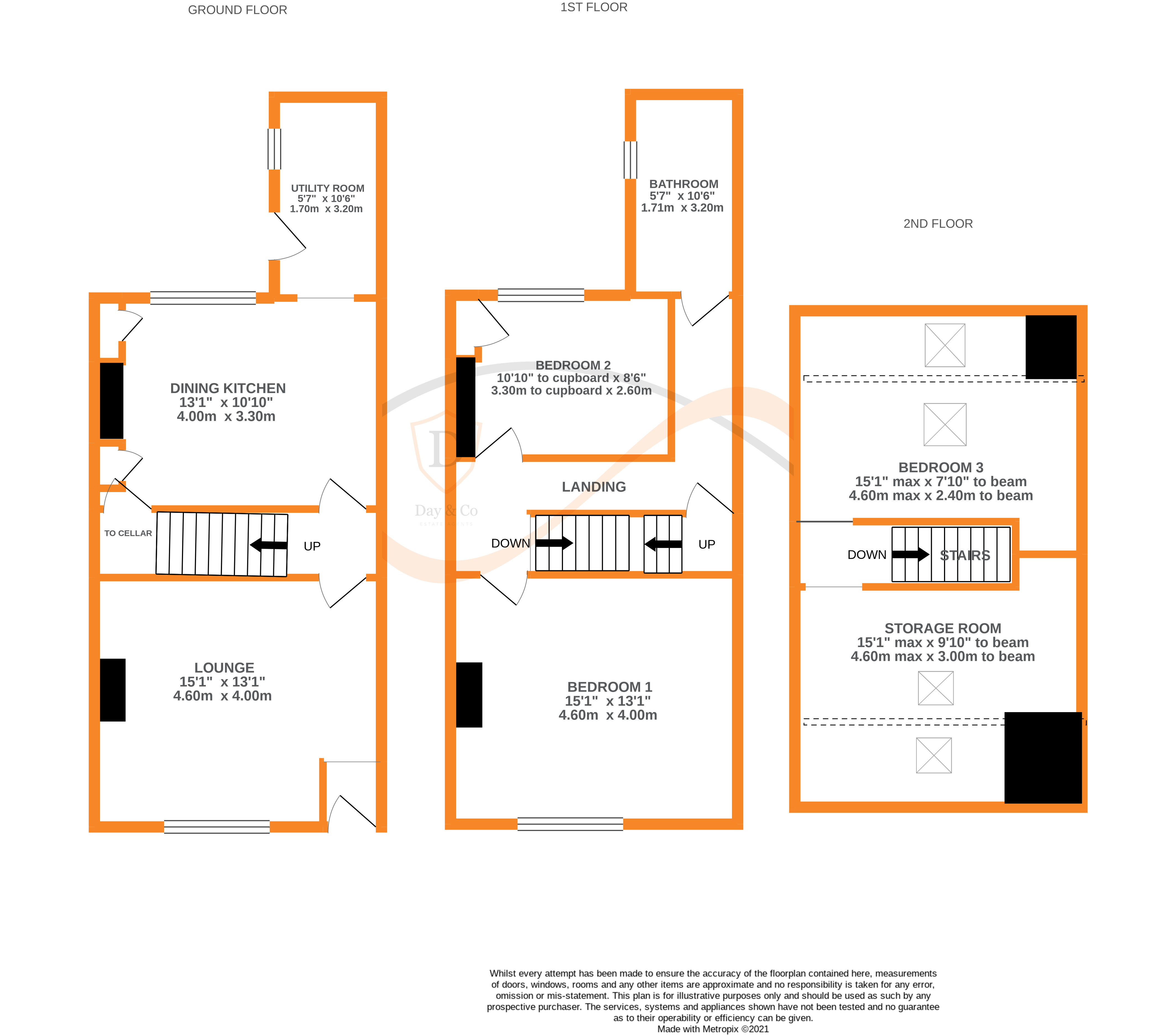 Floorplans For Haworth, Keighley, West Yorkshire