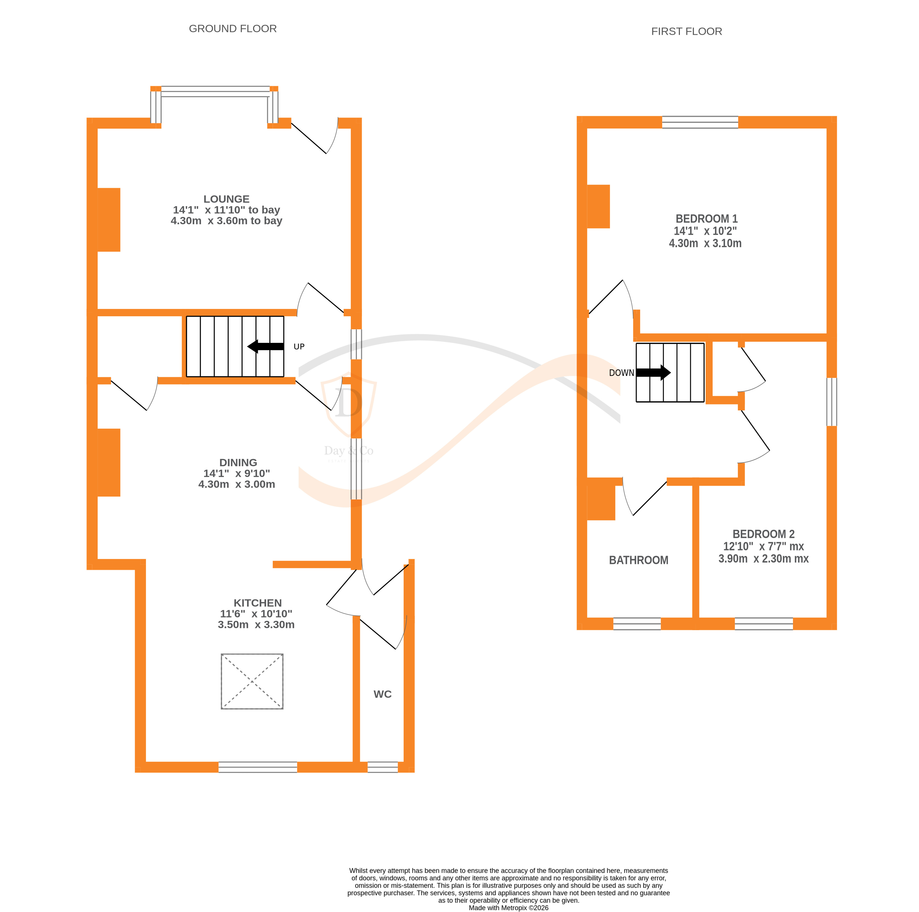 Floorplans For Riddlesden, Keighley, West Yorkshire