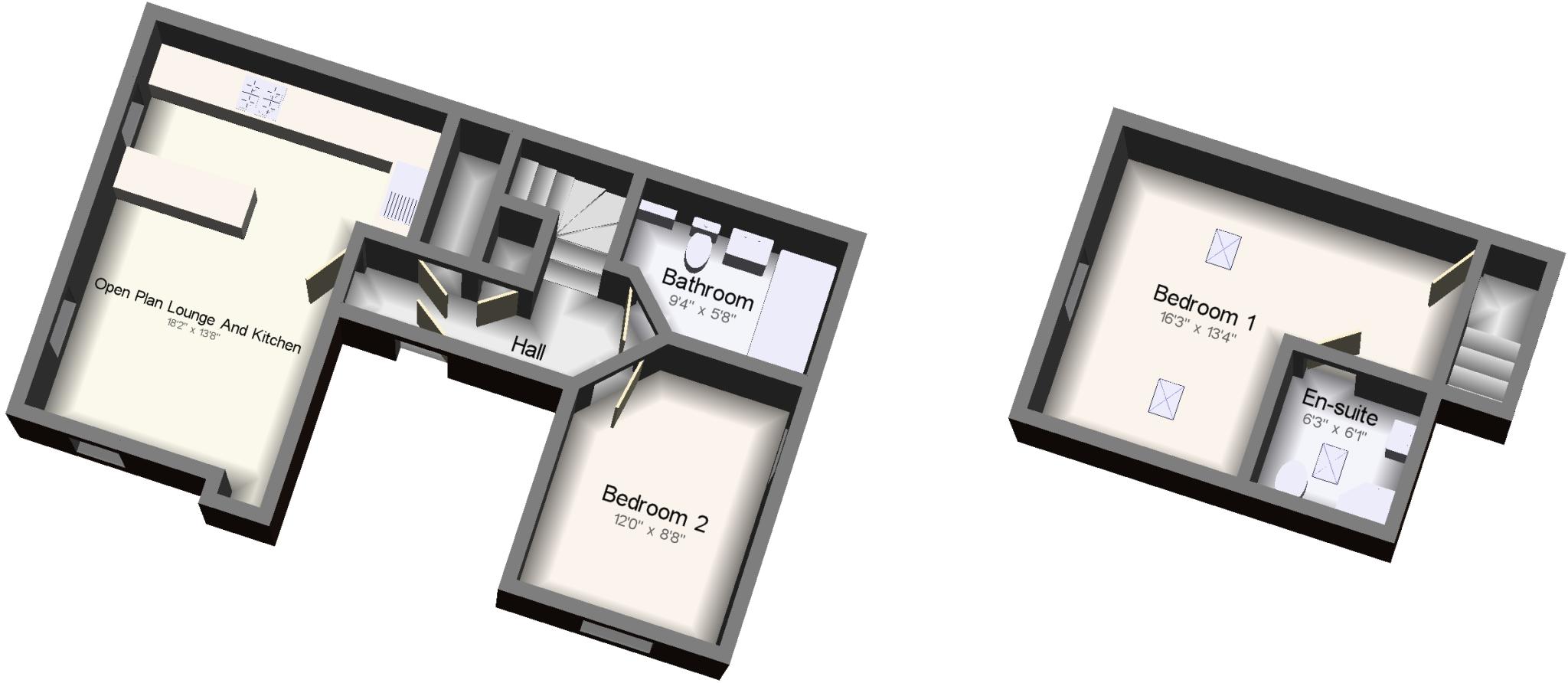 Floorplans For Littlelands, Bingley, West Yorkshire