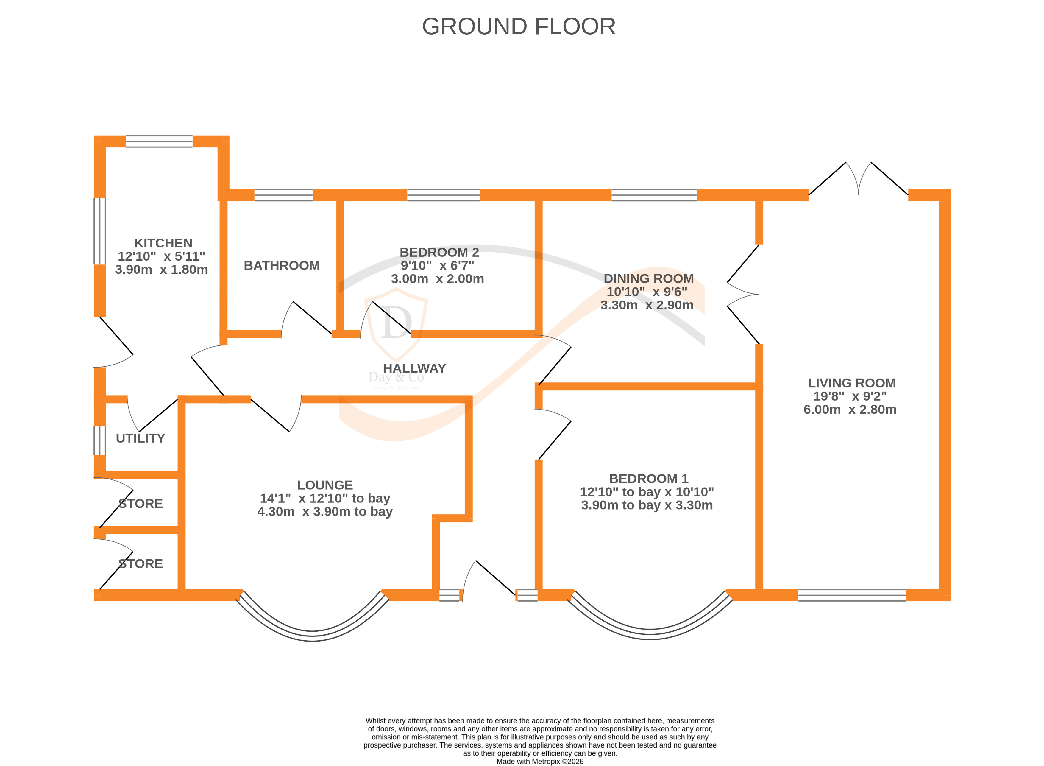 Floorplans For Bankfield Street, Keighley, West Yorkshire