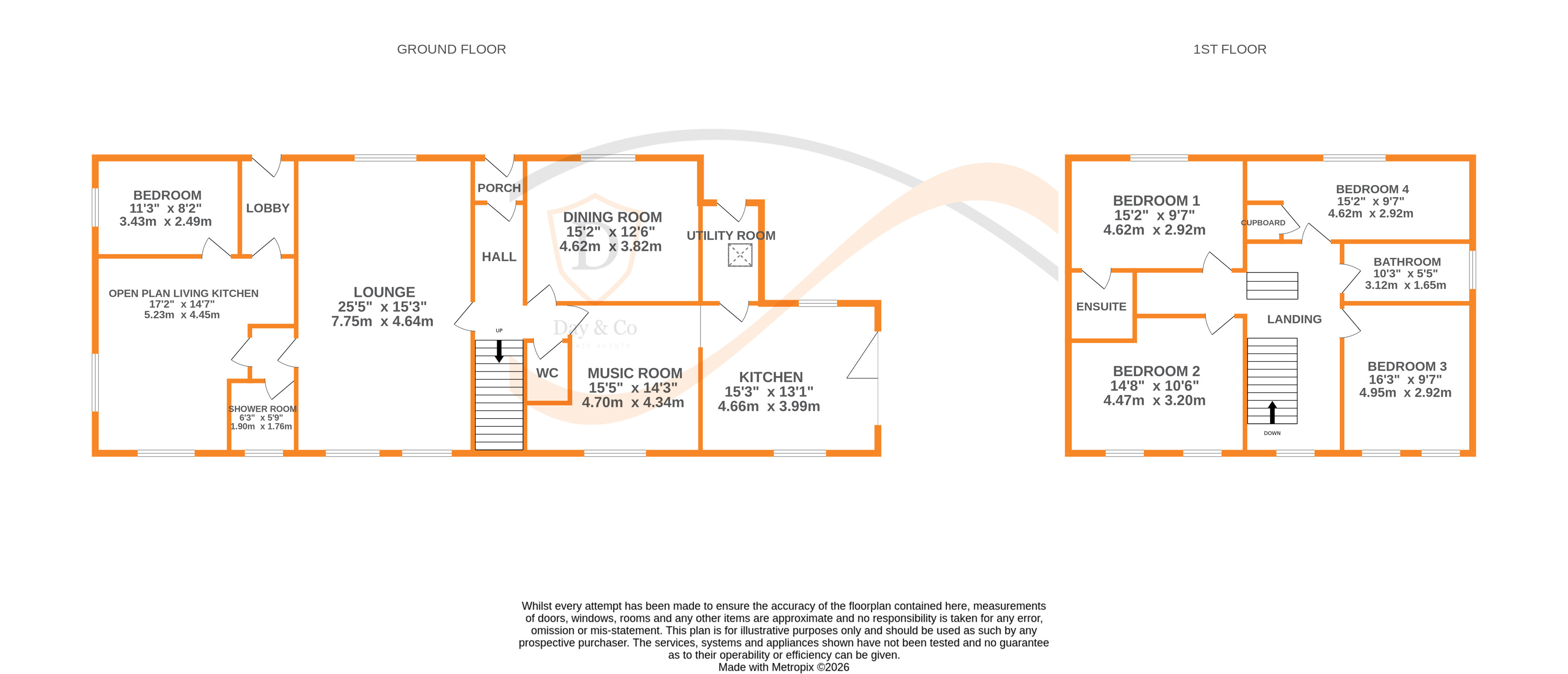 Floorplans For Stanbury, Keighley, West Yorkshire