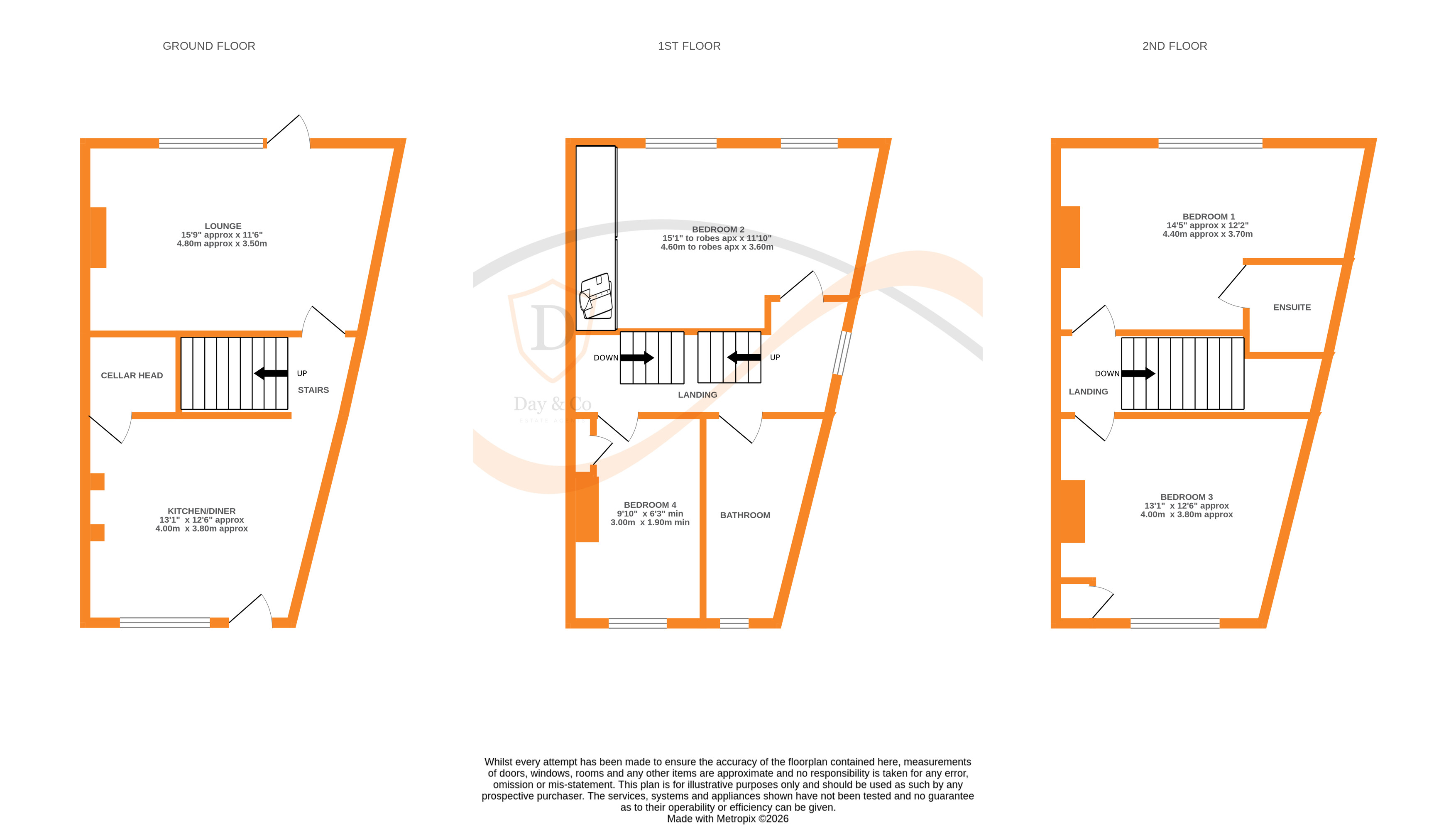 Floorplans For Oakworth, Keighley, West Yorkshire