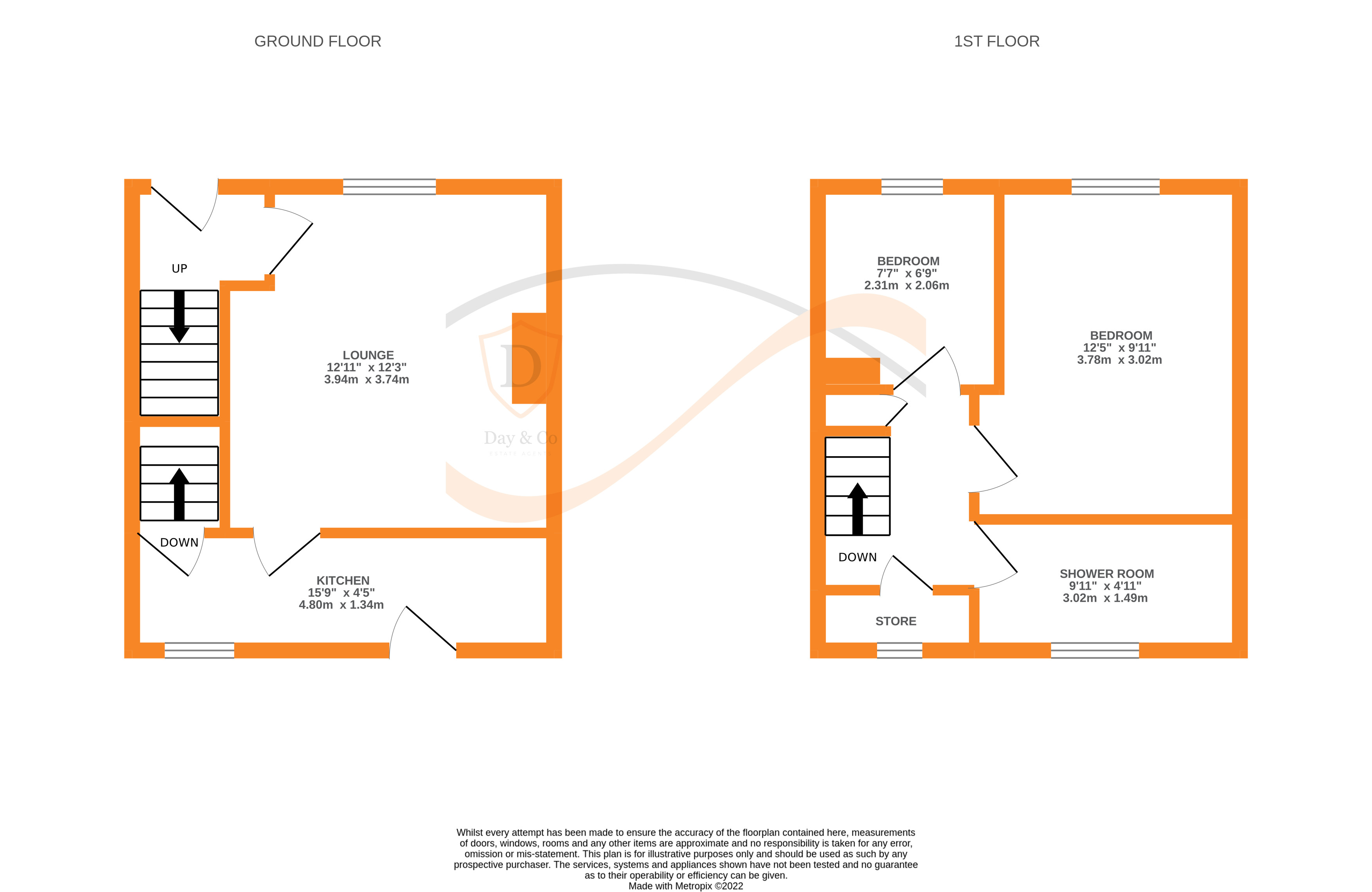 Floorplans For Cross Roads, Keighley, West Yorkshire