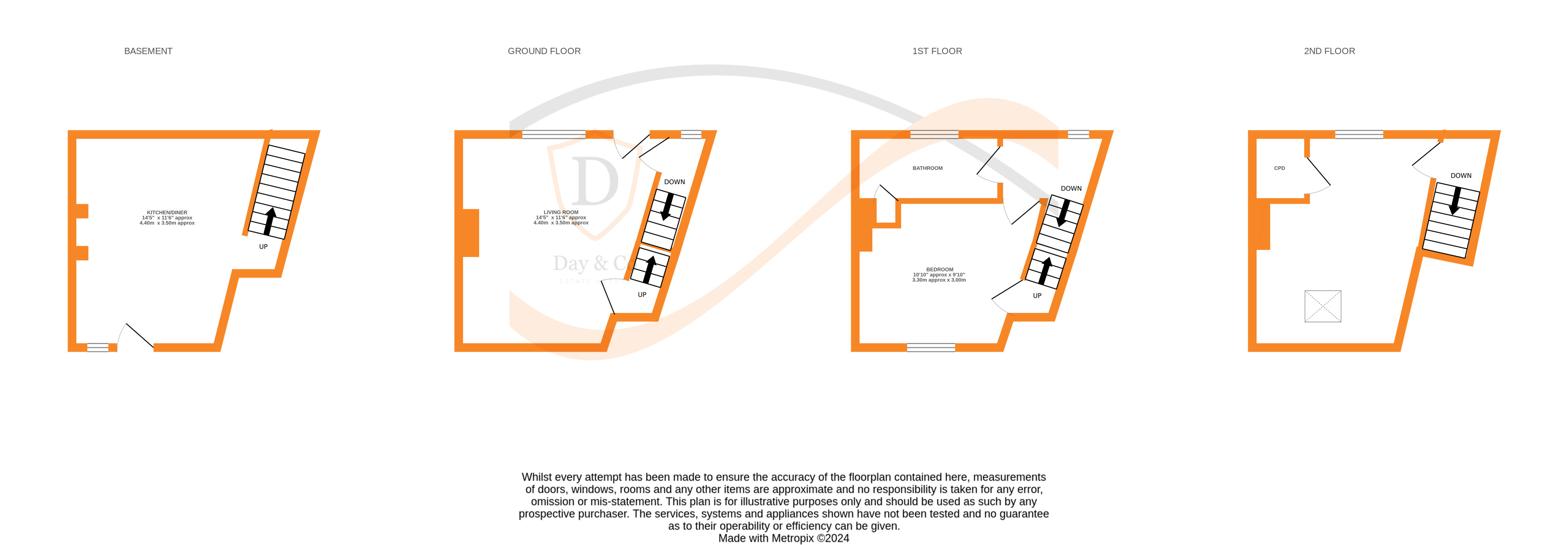 Floorplans For Utley, Keighley, West Yorkshire
