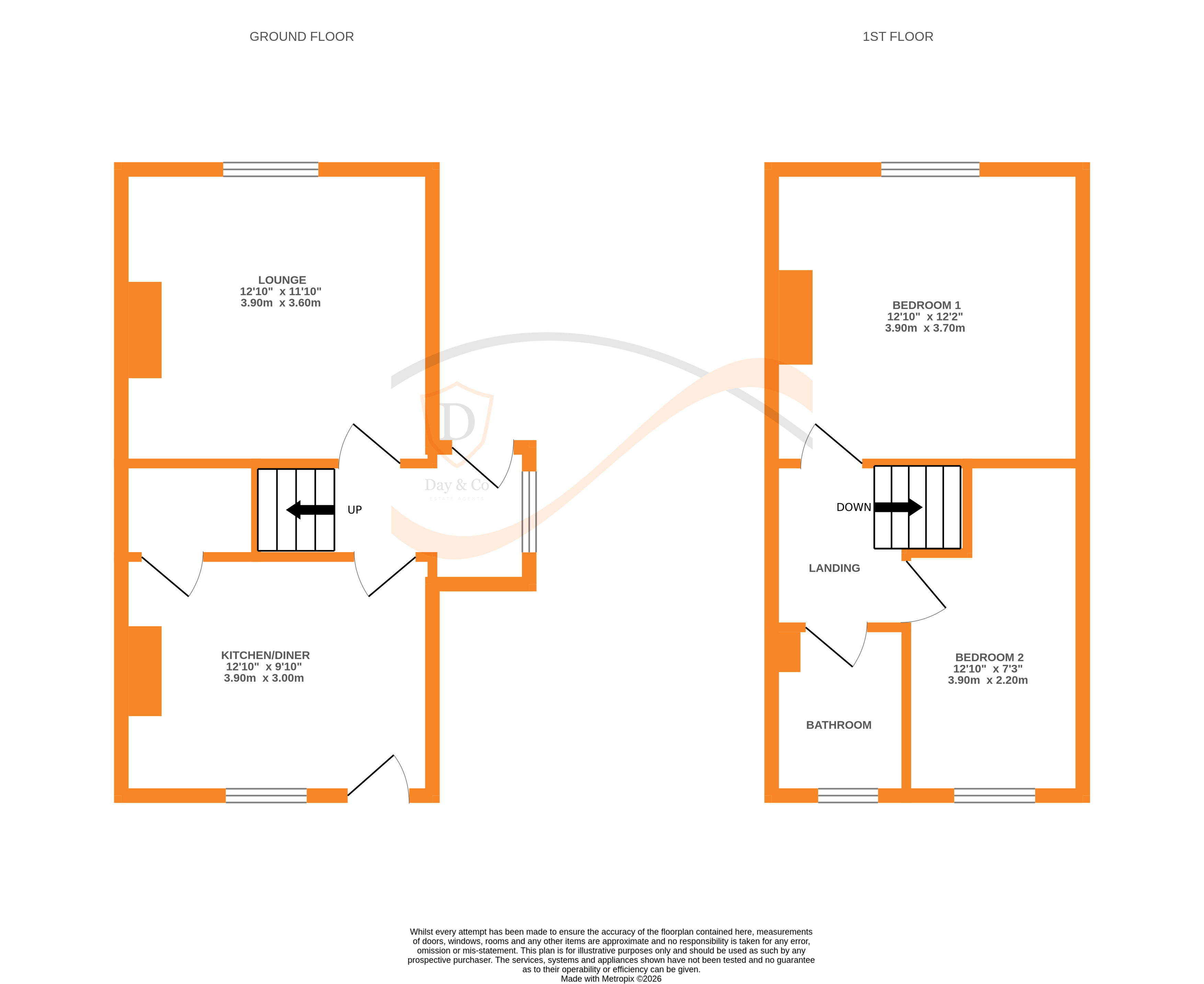 Floorplans For Exley Avenue, Keighley, West Yorkshire