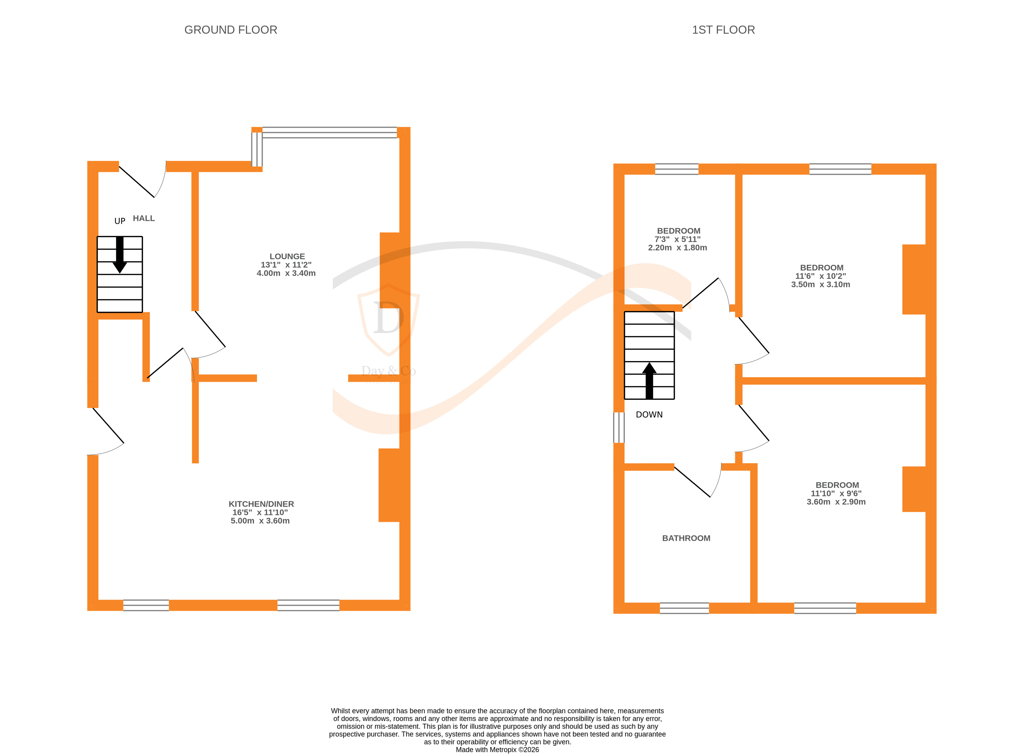 Floorplans For Westburn Avenue, Keighley, West Yorkshire