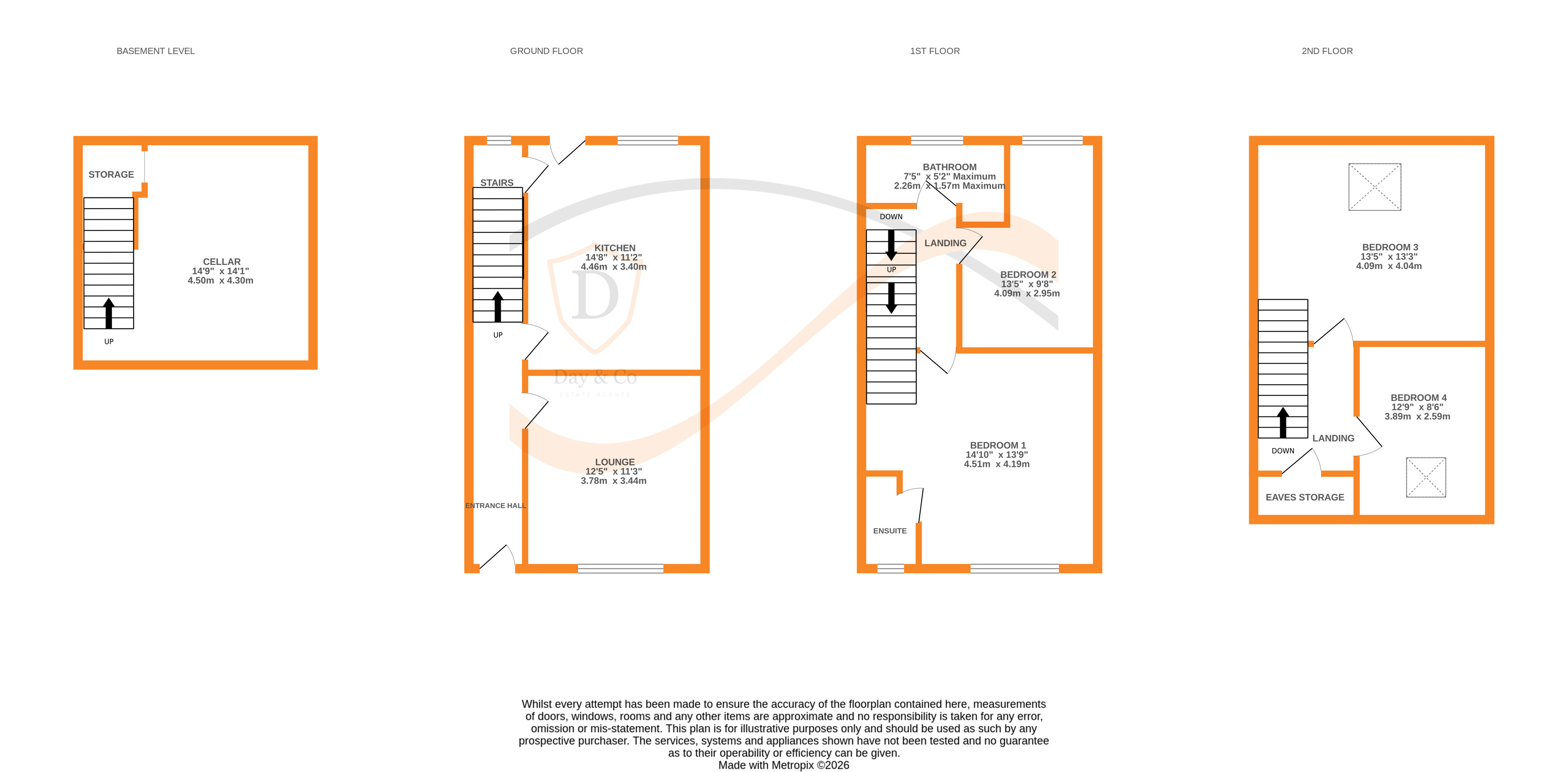 Floorplans For Broomhill Avenue, Keighley, Bradford