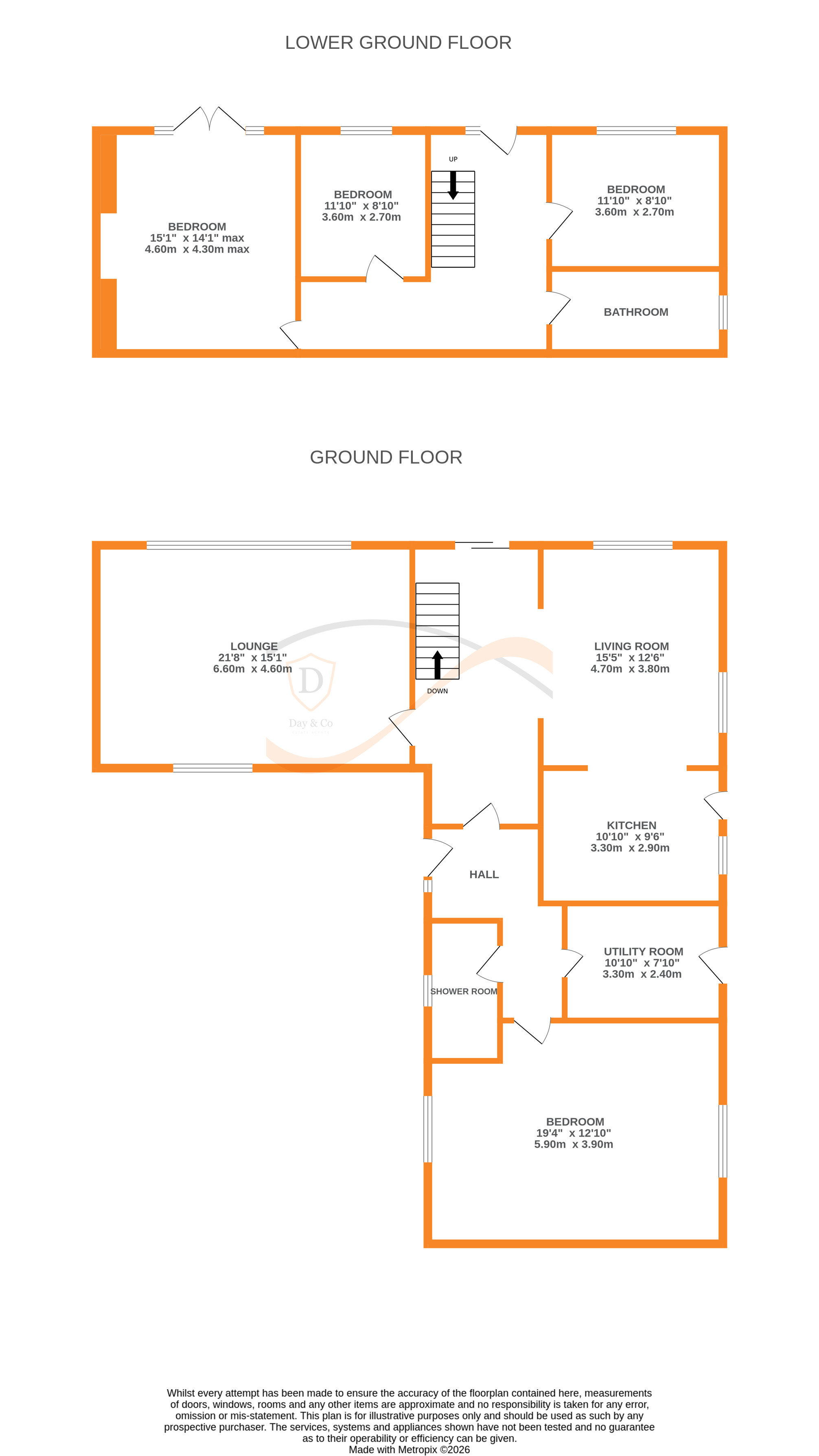 Floorplans For Ferncliffe Drive, Keighley, West Yorkshire