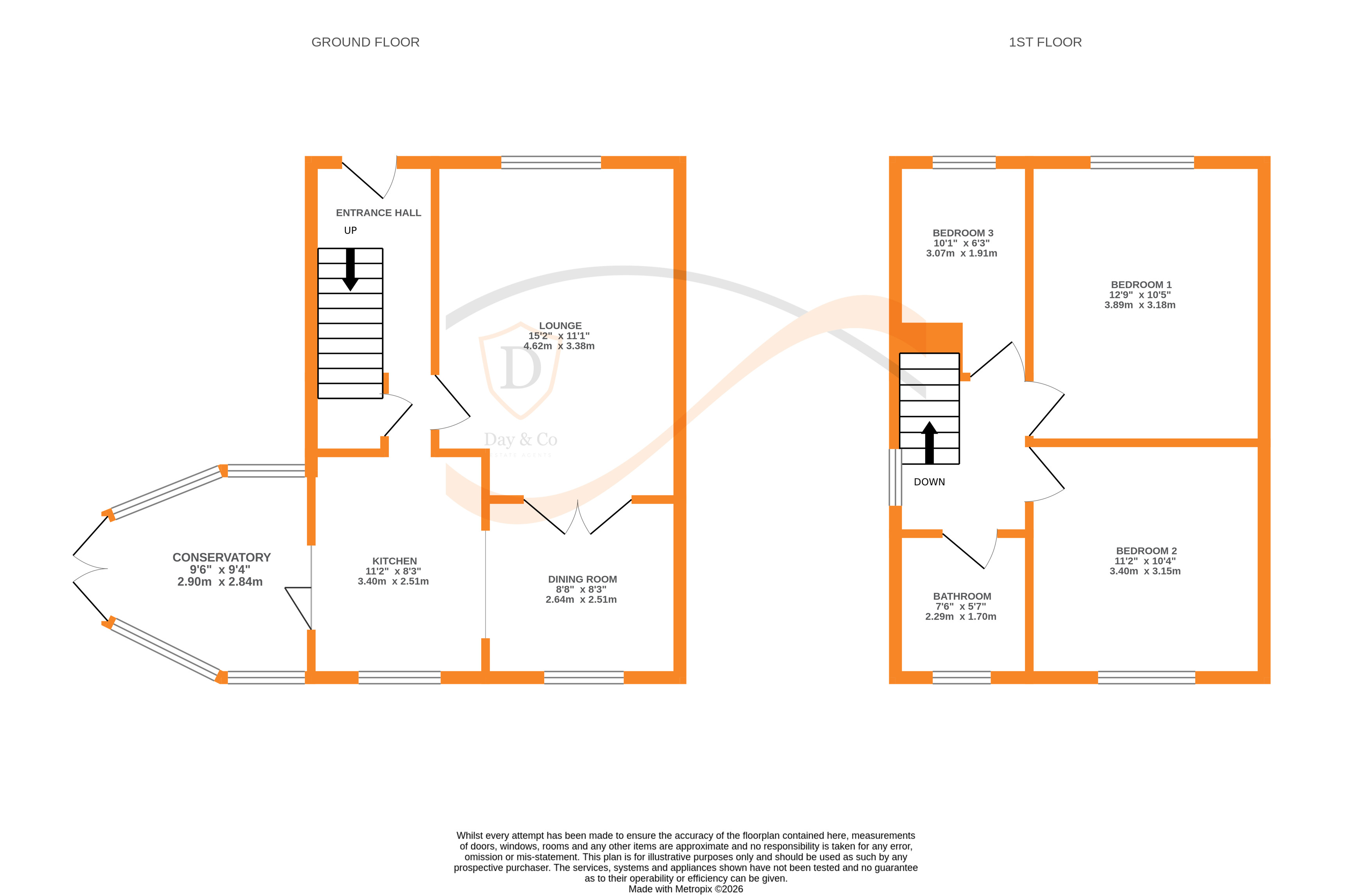 Floorplans For Oakworth, Keighley, West Yorkshire
