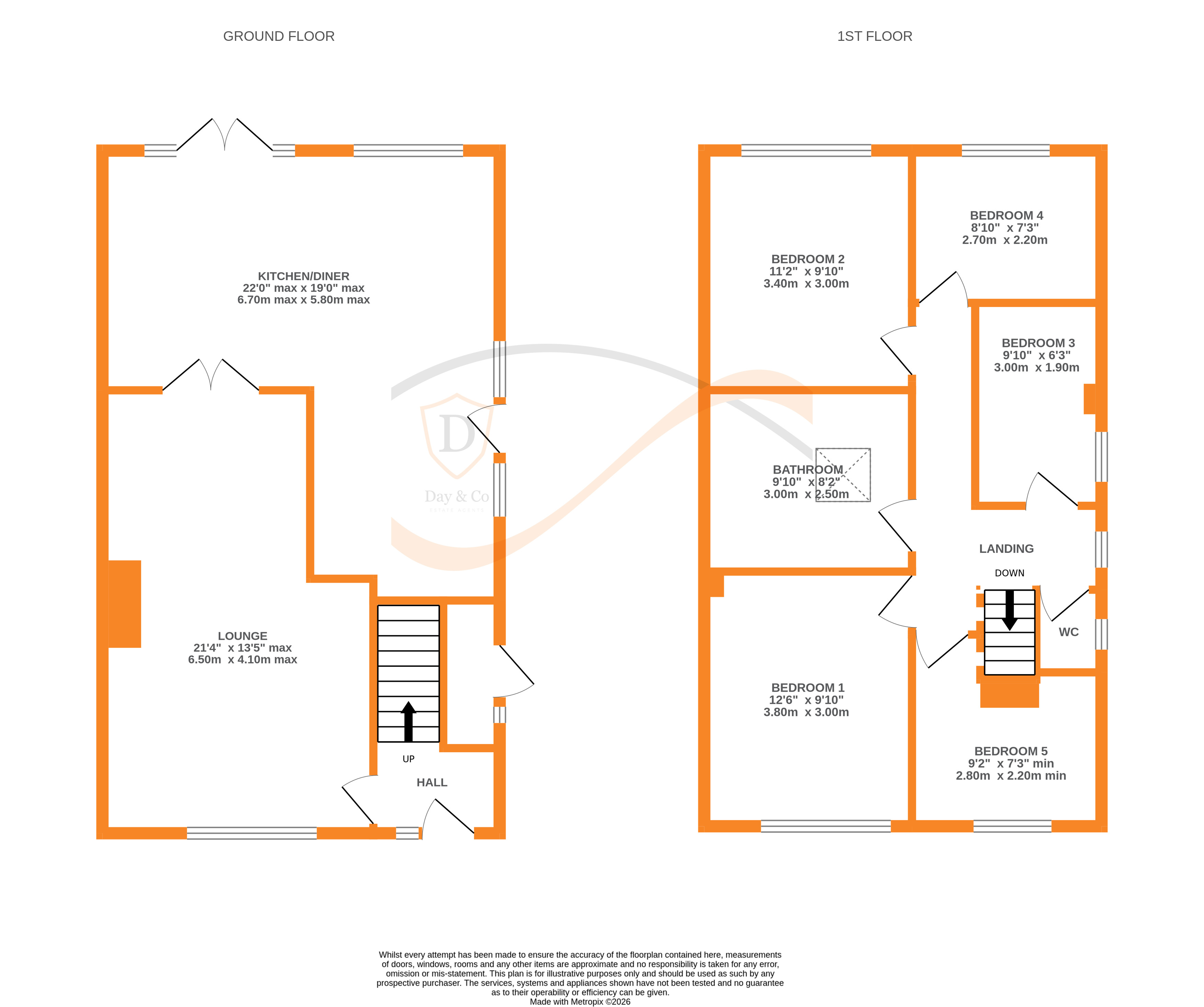 Floorplans For Oakworth, Keighley, West Yorkshire