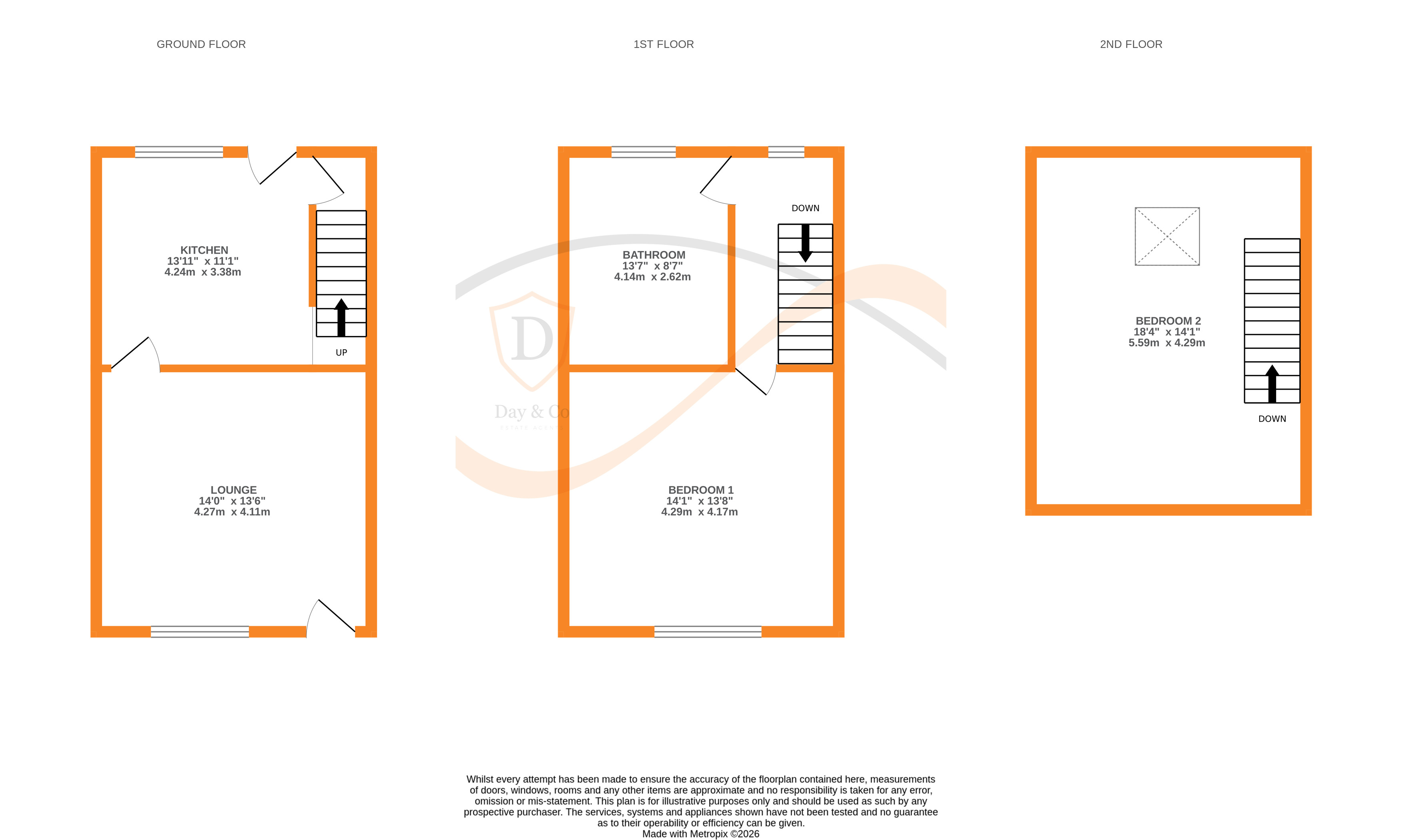 Floorplans For Bradford Road, Keighley, West Yorkshire