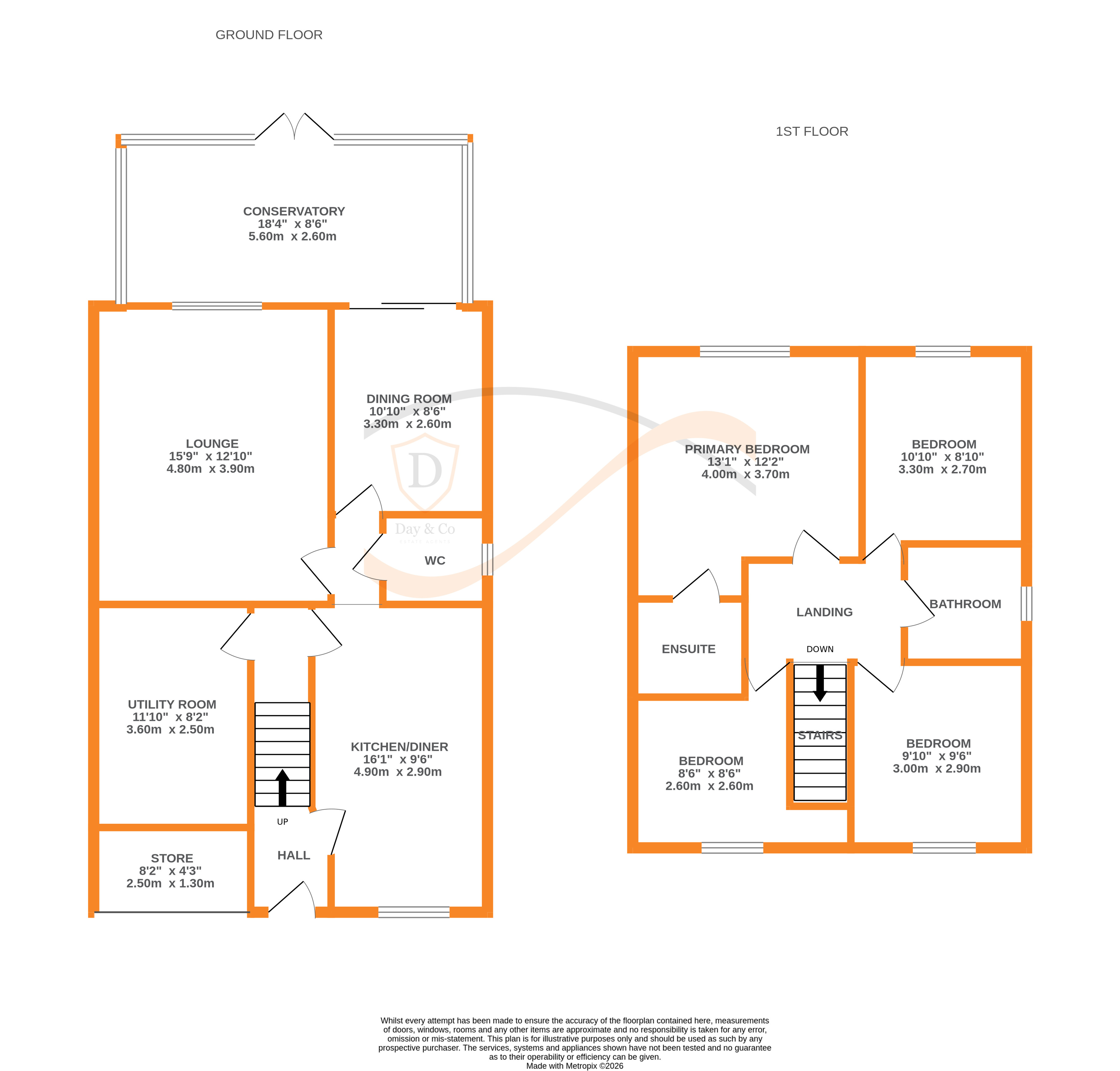 Floorplans For Oakworth, Keighley, West Yorkshire