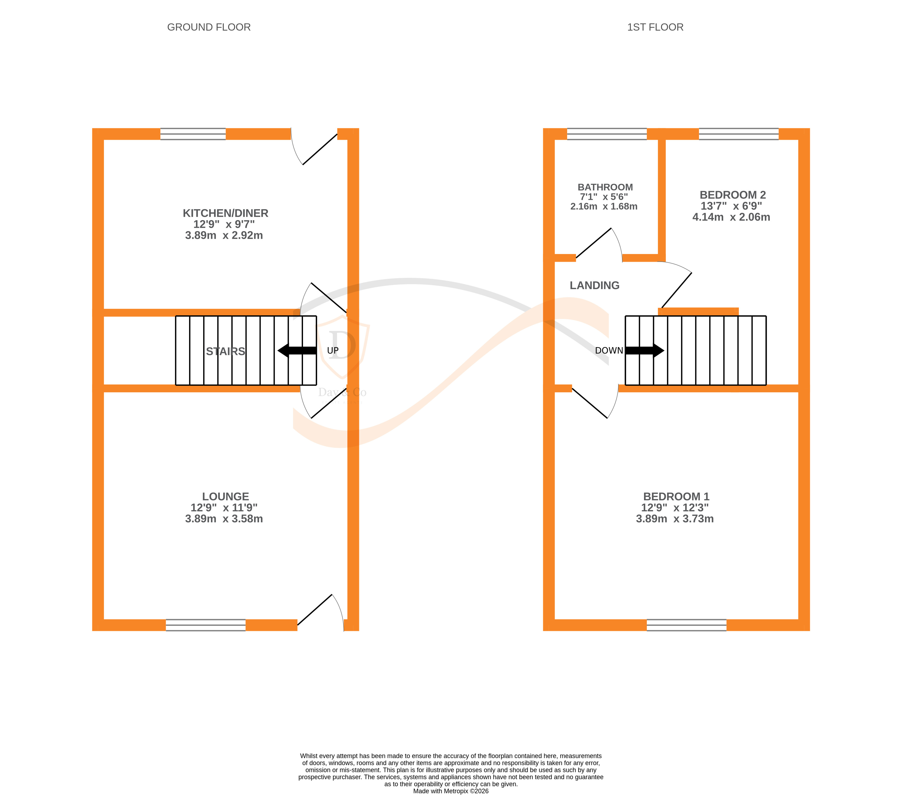 Floorplans For Exley Grove, Keighley, West Yorkshire