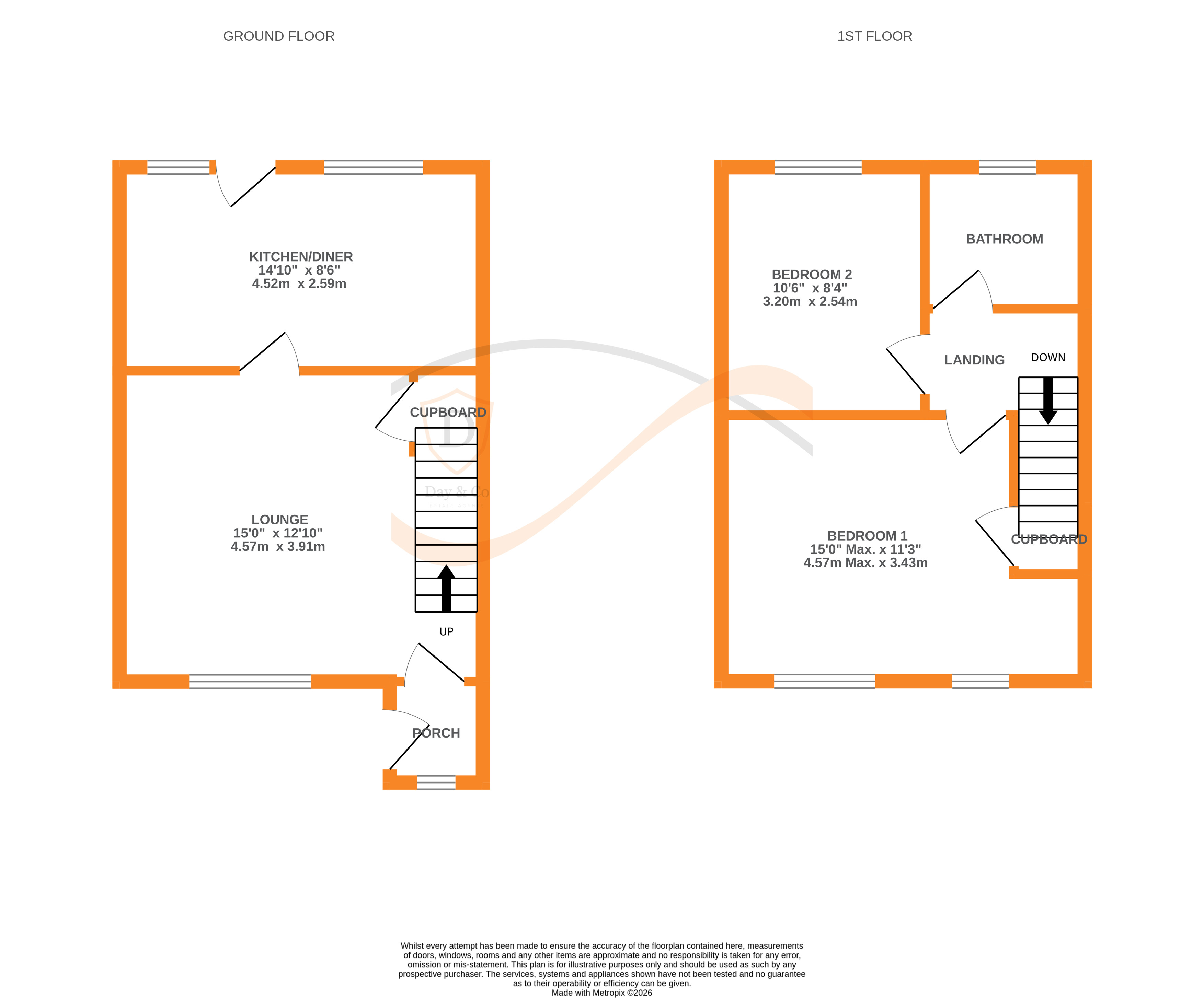 Floorplans For Oakworth, Keighley, West Yorkshire