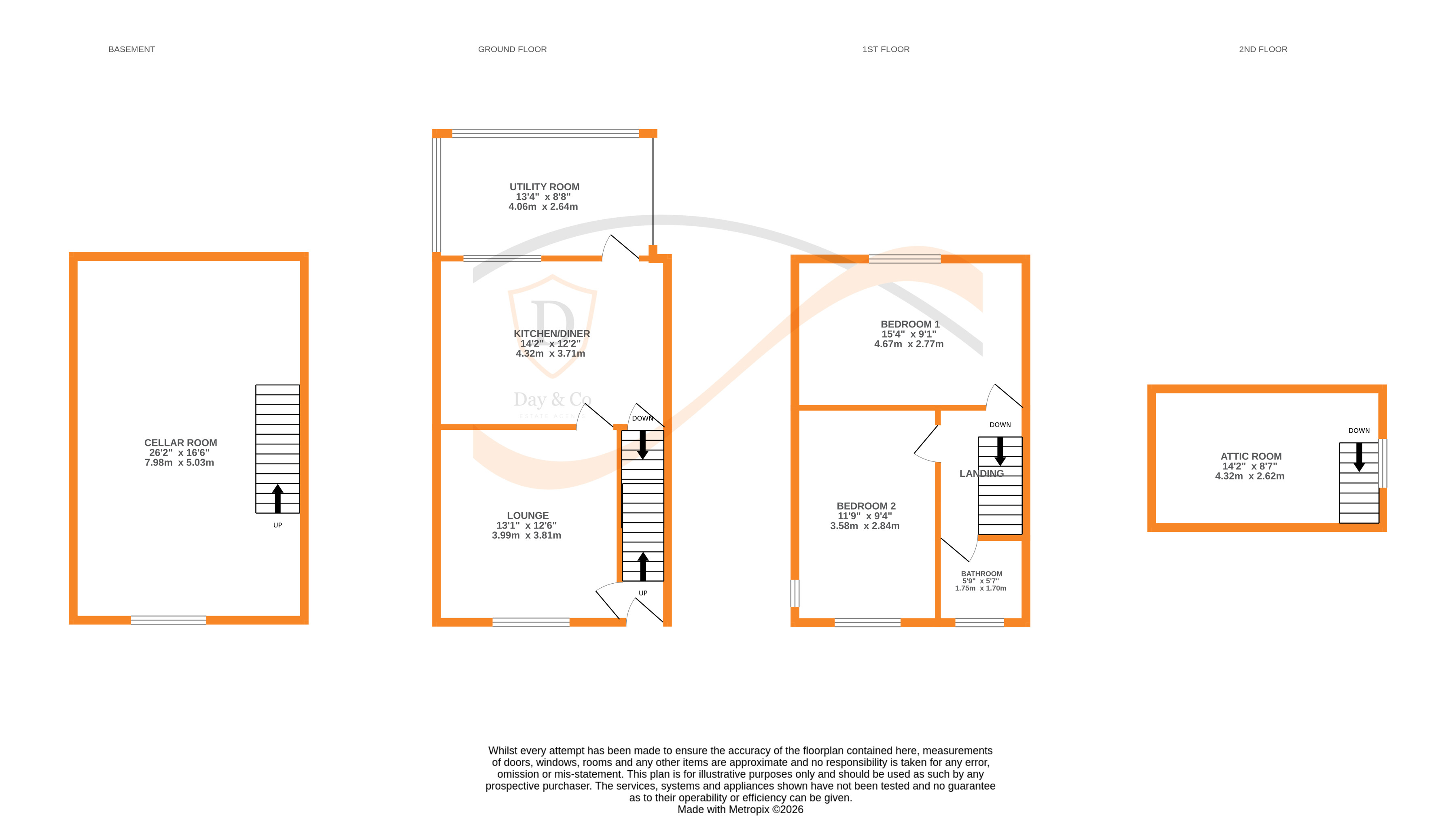 Floorplans For Haworth, Keighley, West Yorkshire