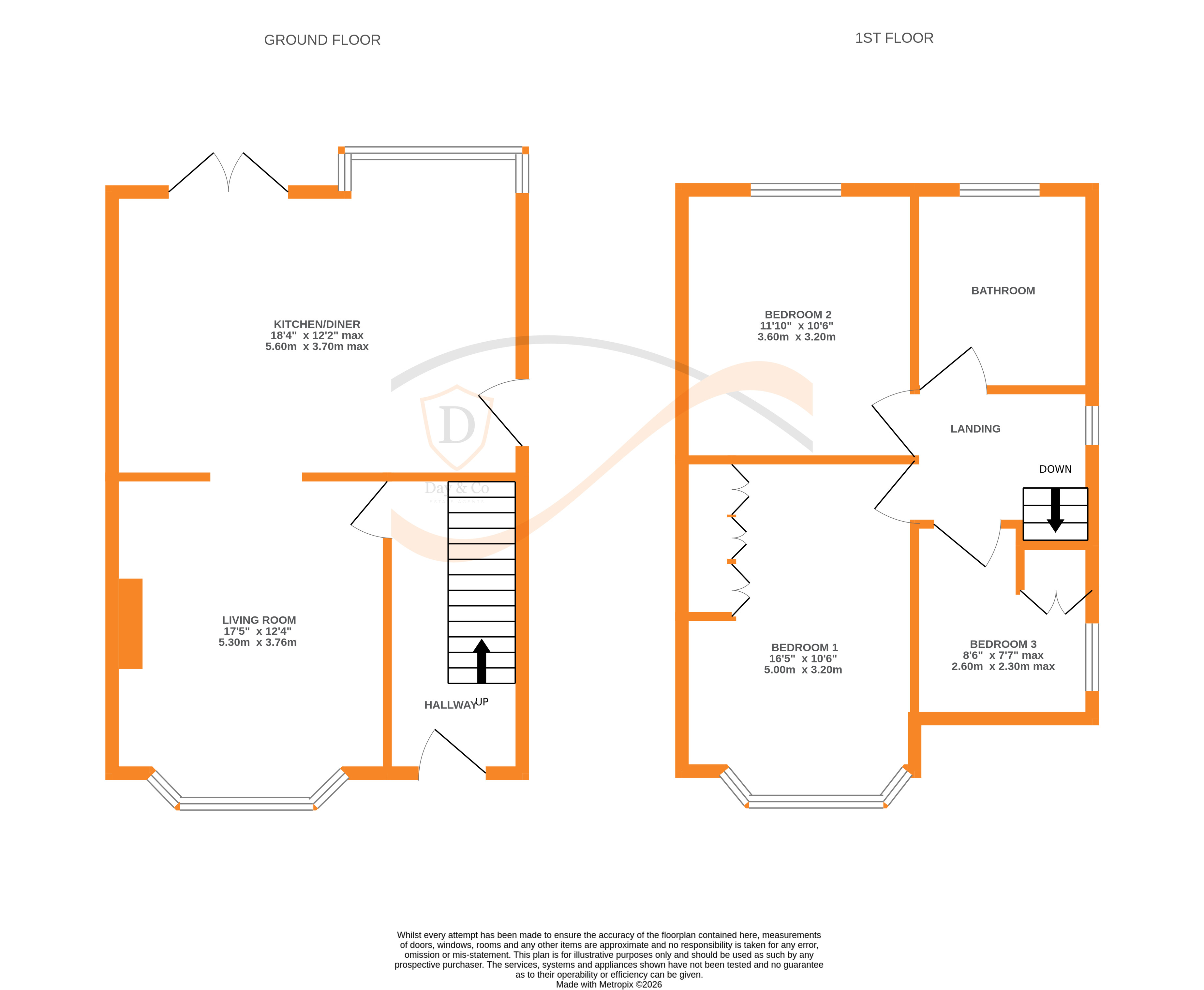 Floorplans For Oakworth, Keighley, West Yorkshire