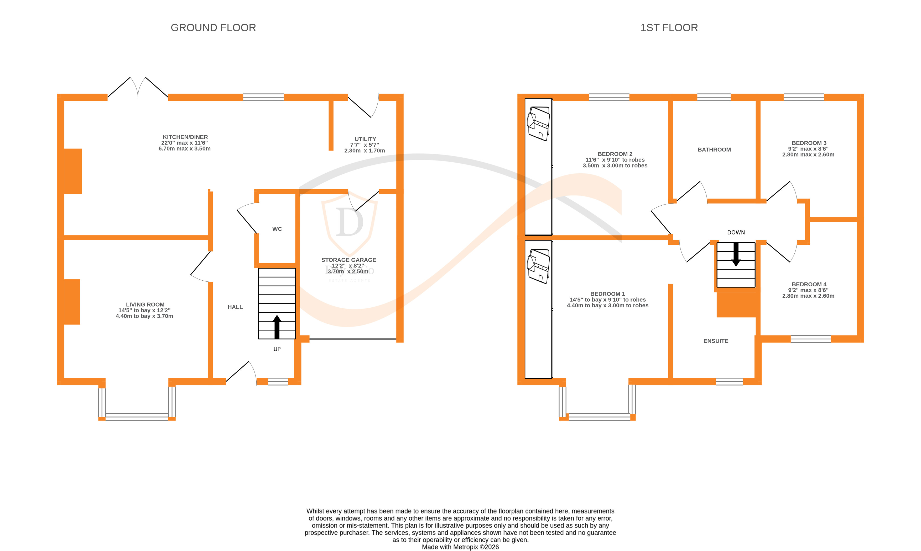 Floorplans For Cross Roads, Keighley, West Yorkshire