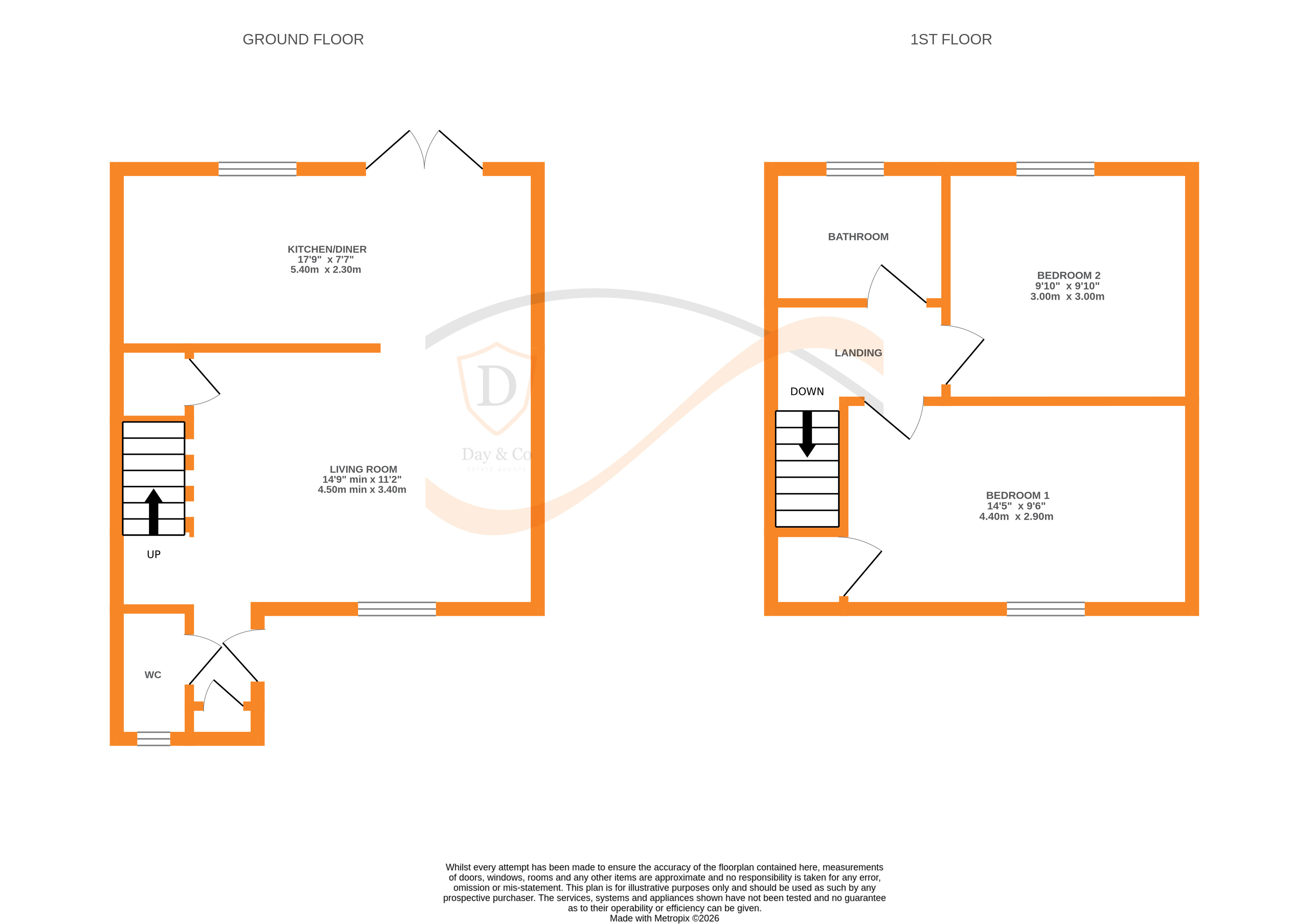 Floorplans For Clough Fold, Keighley, West Yorkshire