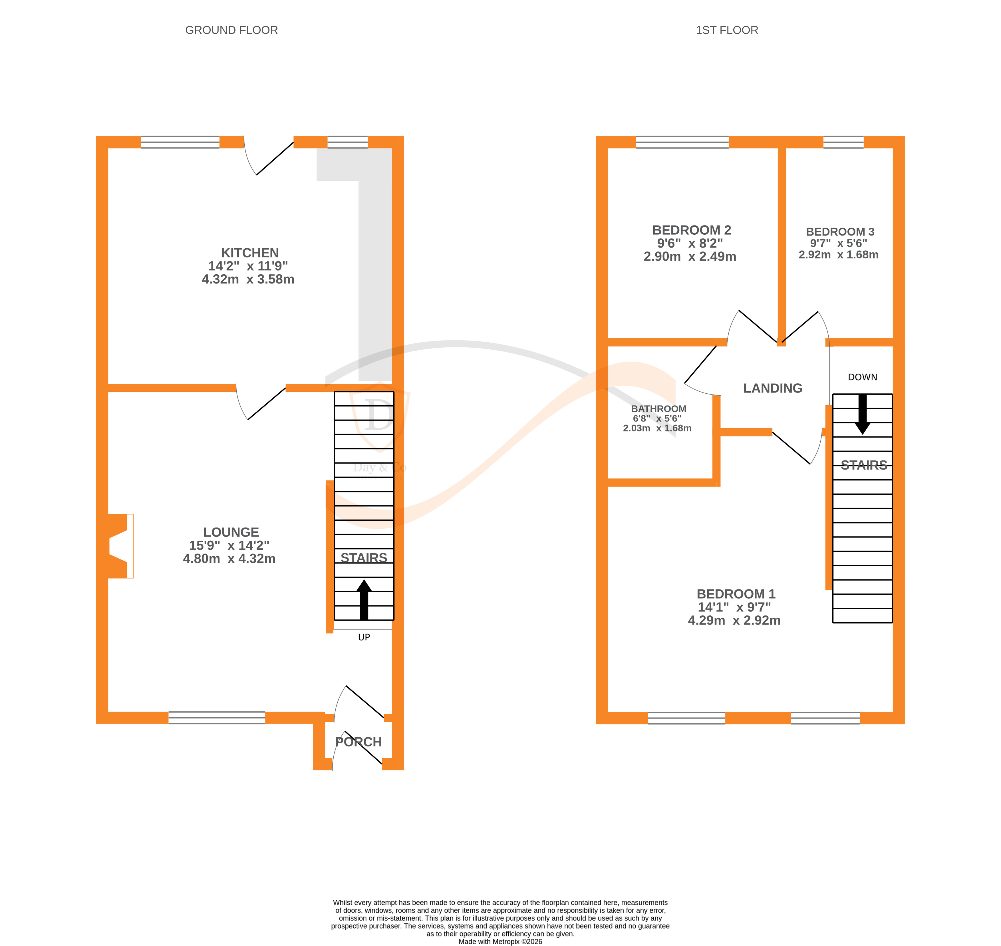 Floorplans For Delph Croft View, Keighley, West Yorkshire