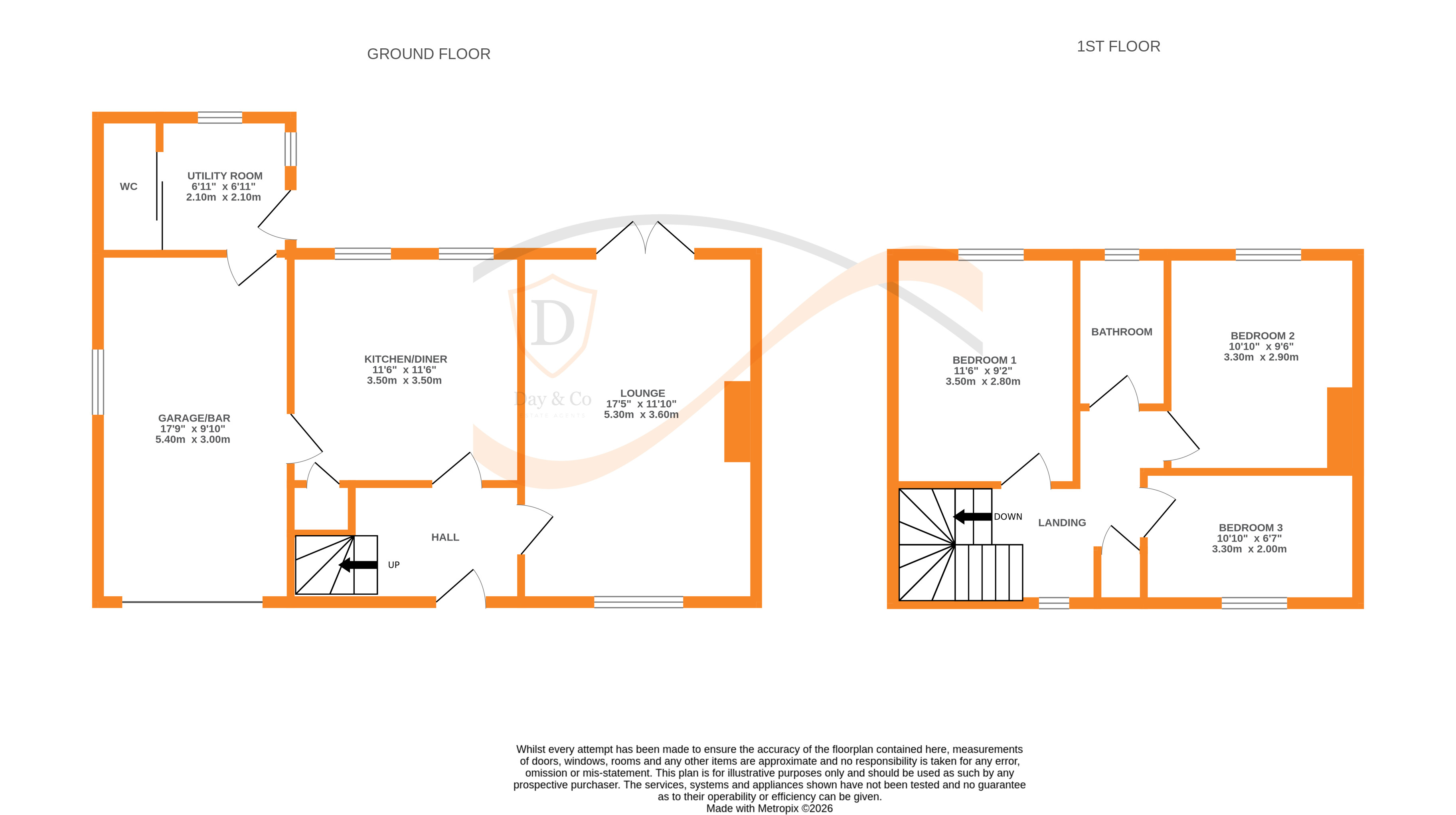 Floorplans For Upper Hird Street, Keighley, West Yorkshire