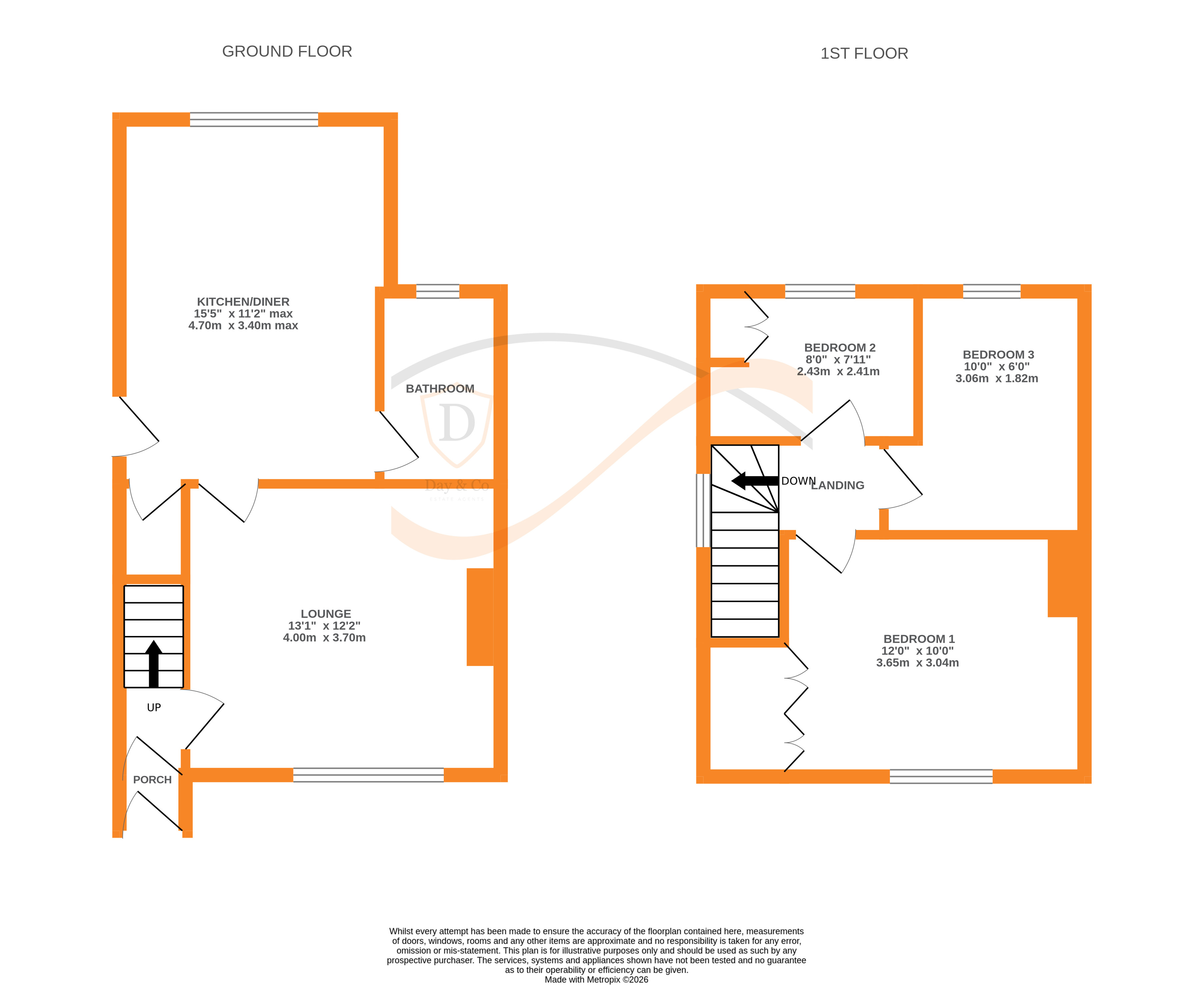 Floorplans For Exley Road, Keighley, West Yorkshire