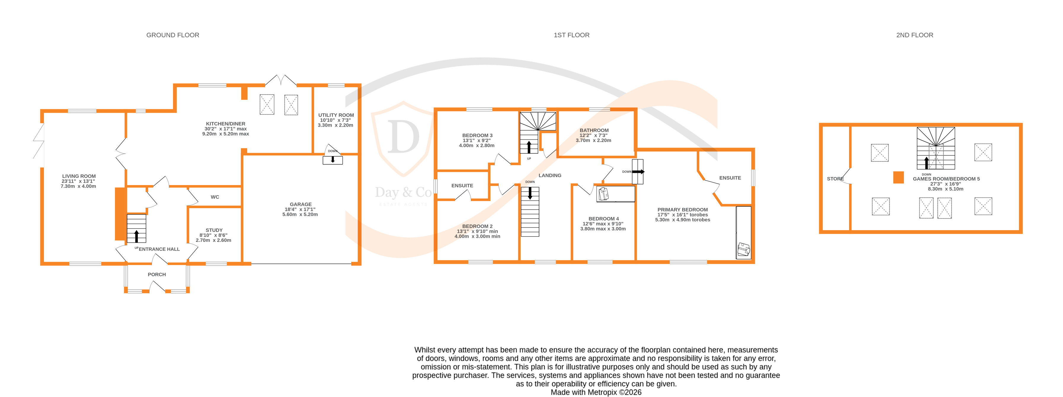 Floorplans For Oakworth, Keighley, West Yorkshire