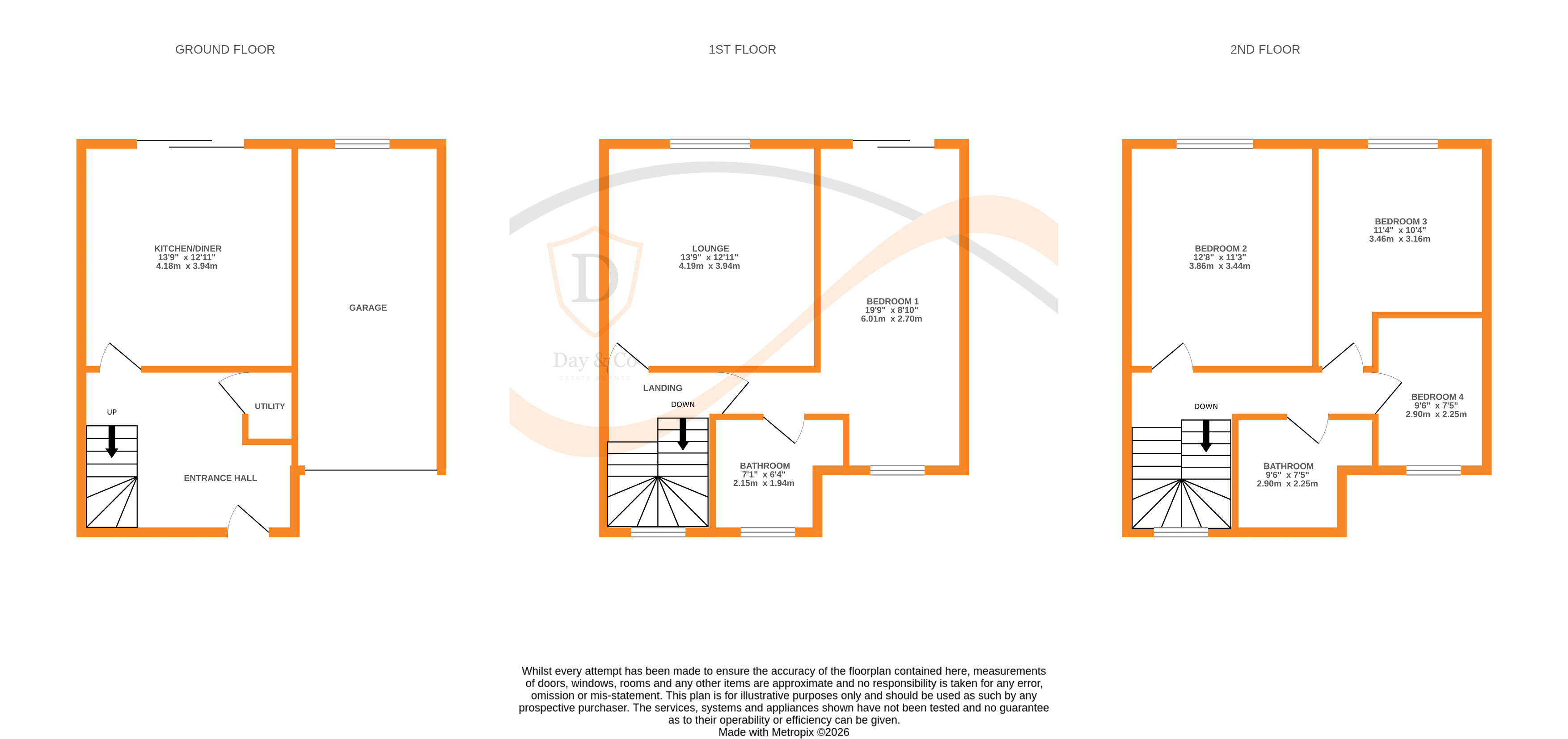 Floorplans For Pepper Hill Lea, Keighley, West Yorkshire