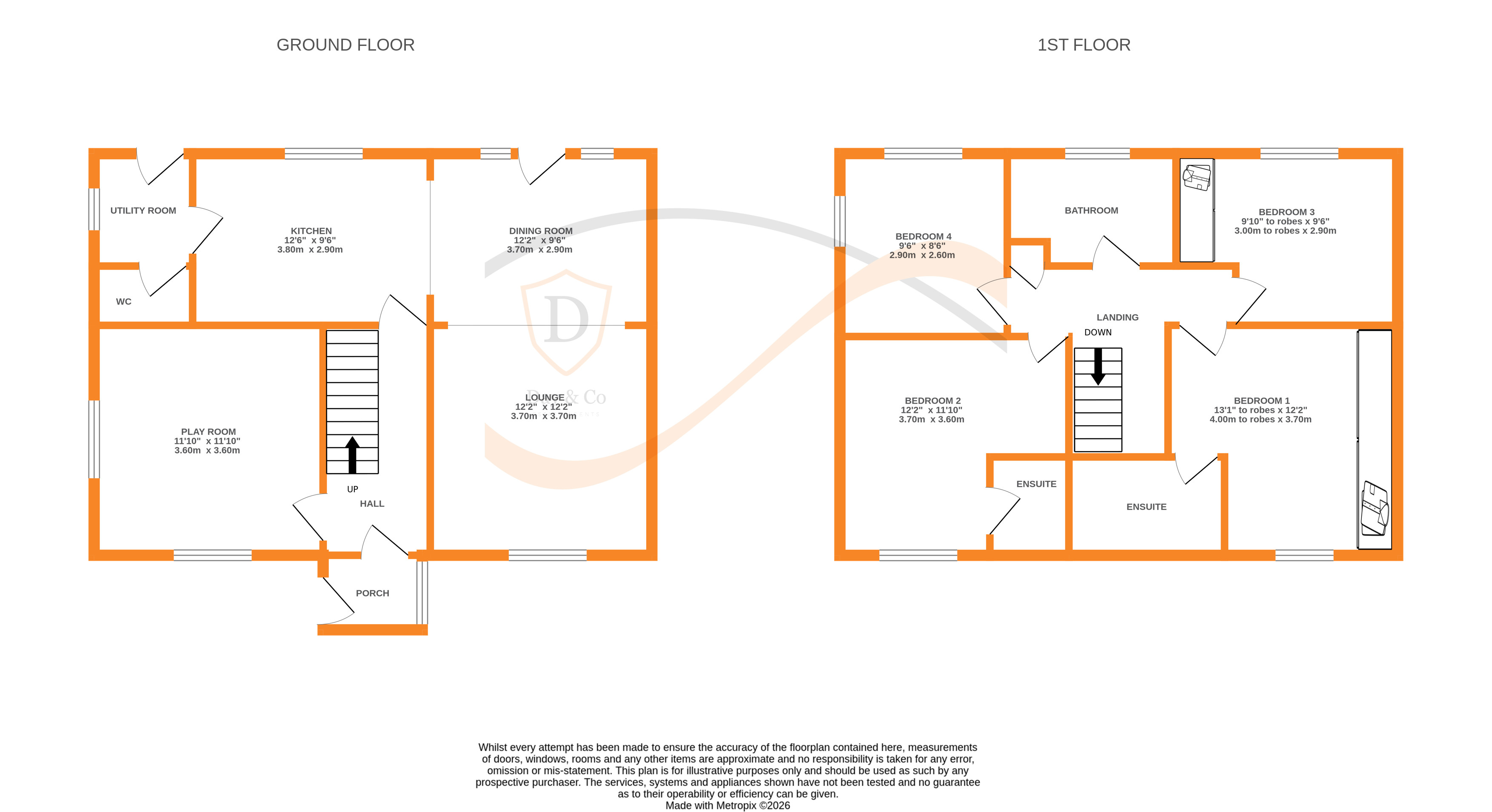 Floorplans For Oakworth, Keighley, West Yorkshire
