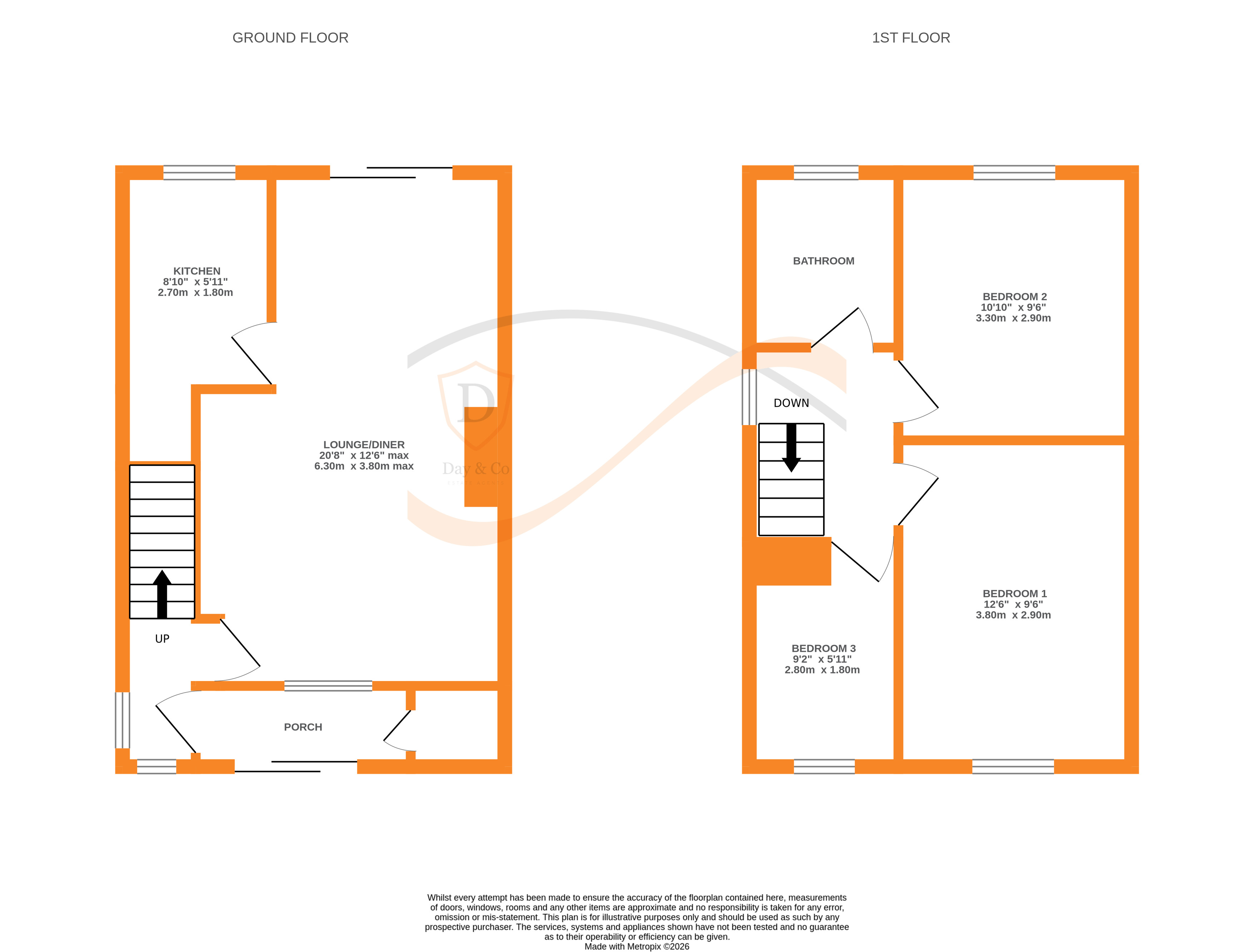 Floorplans For Branshaw Mount, Keighley, West Yorkshire
