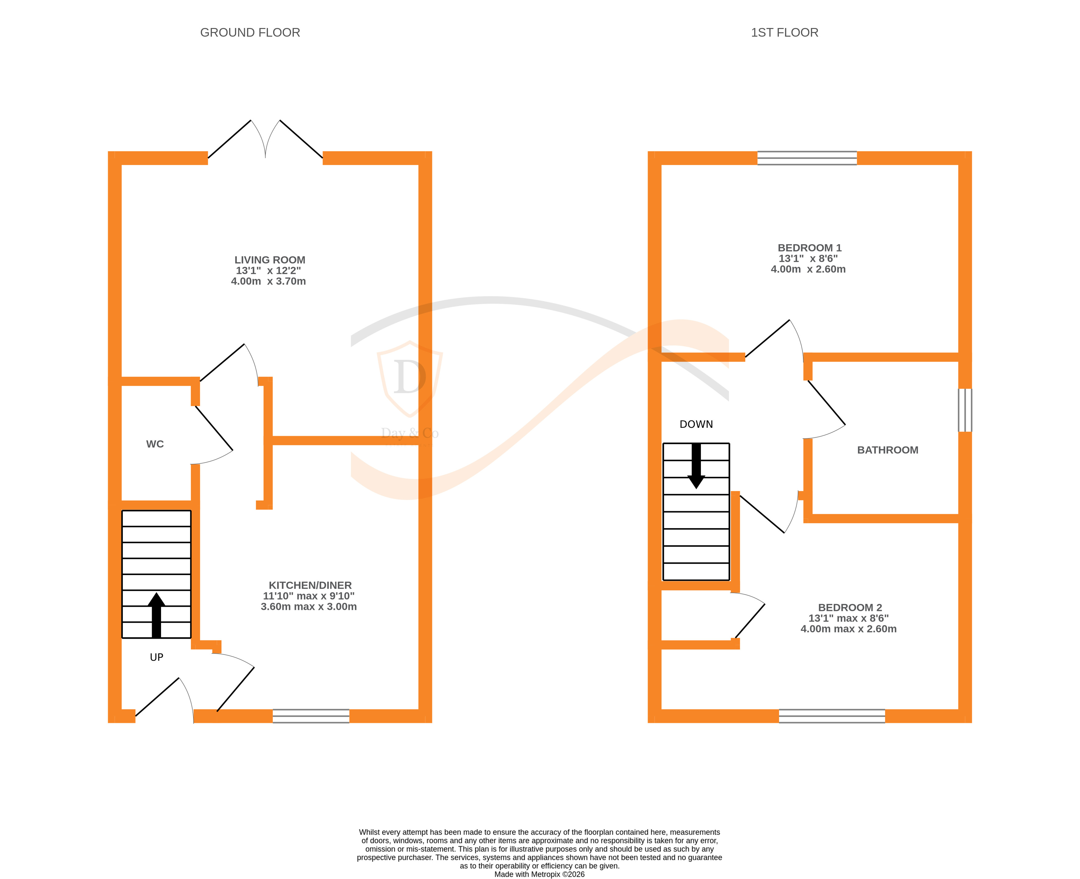 Floorplans For Allerton, Bradford, West Yorkshire